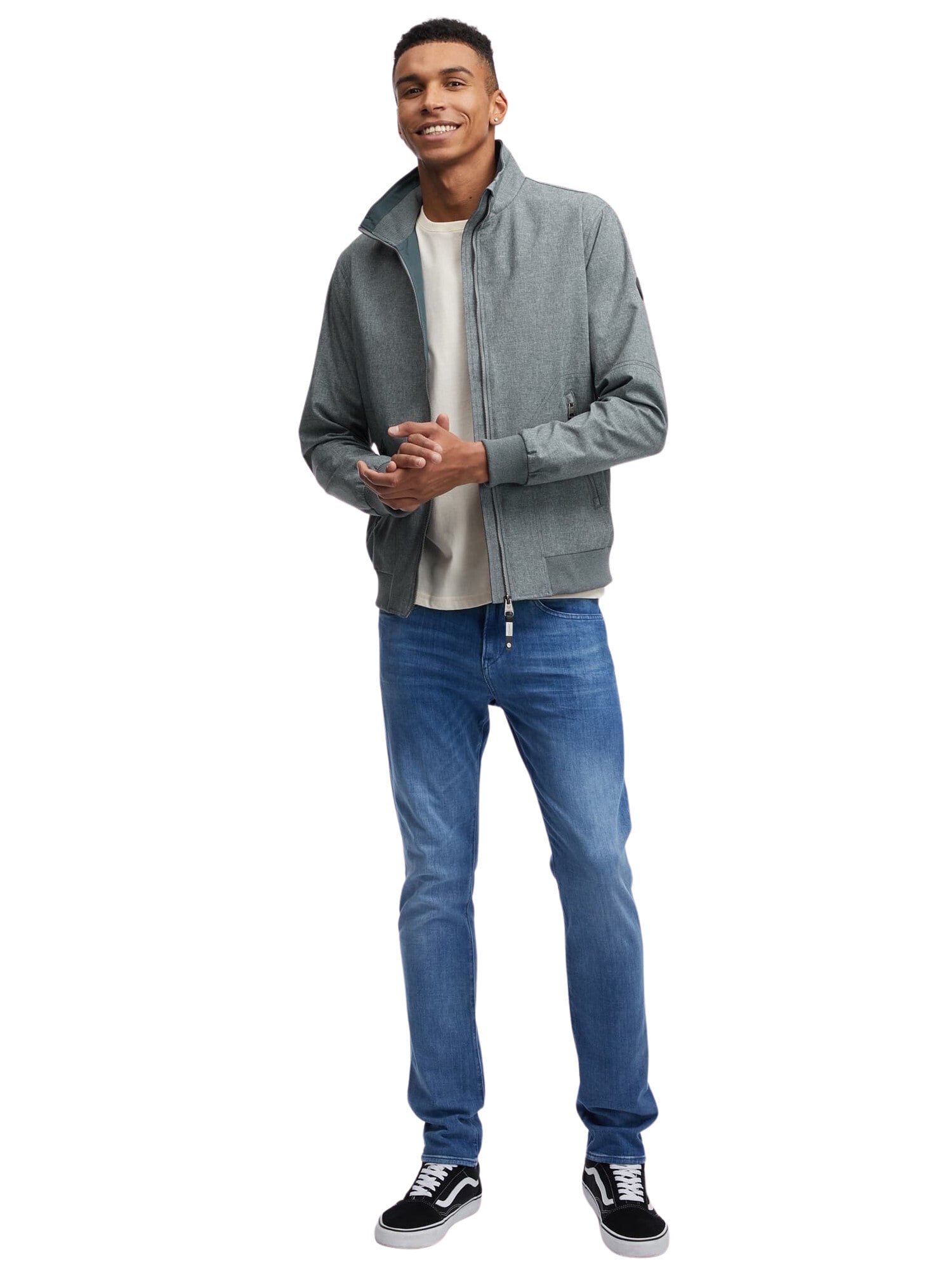 Ragwear Prechodná bunda  sivá melírovaná (obrázok 4)