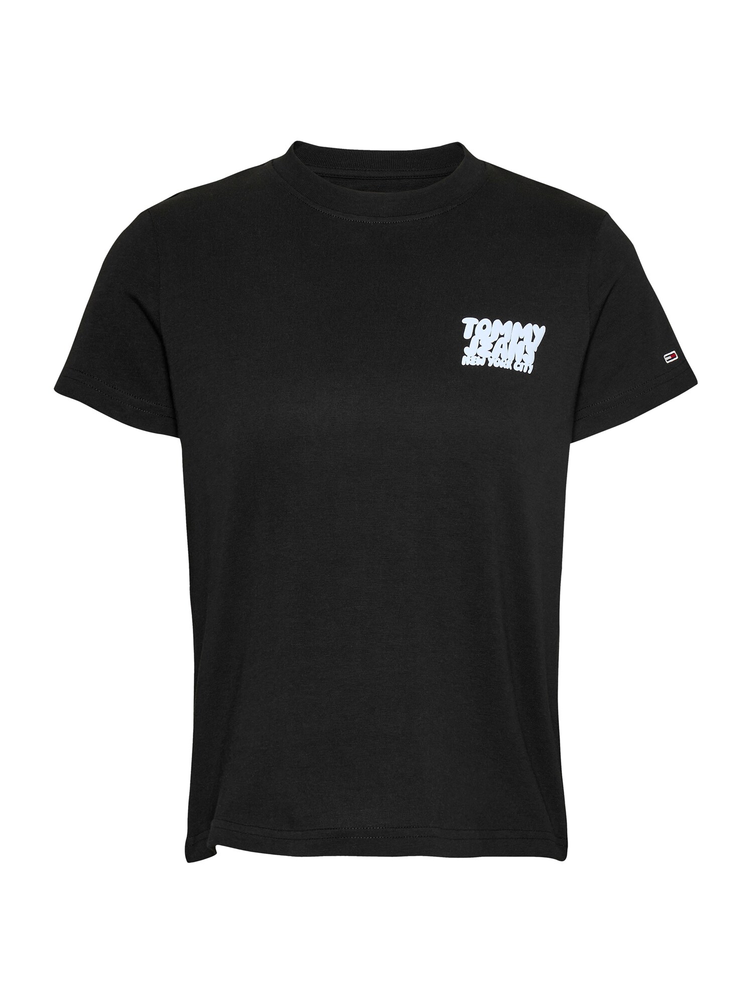Tommy Jeans Póló  galambkék / fekete akciós termékkép 1
