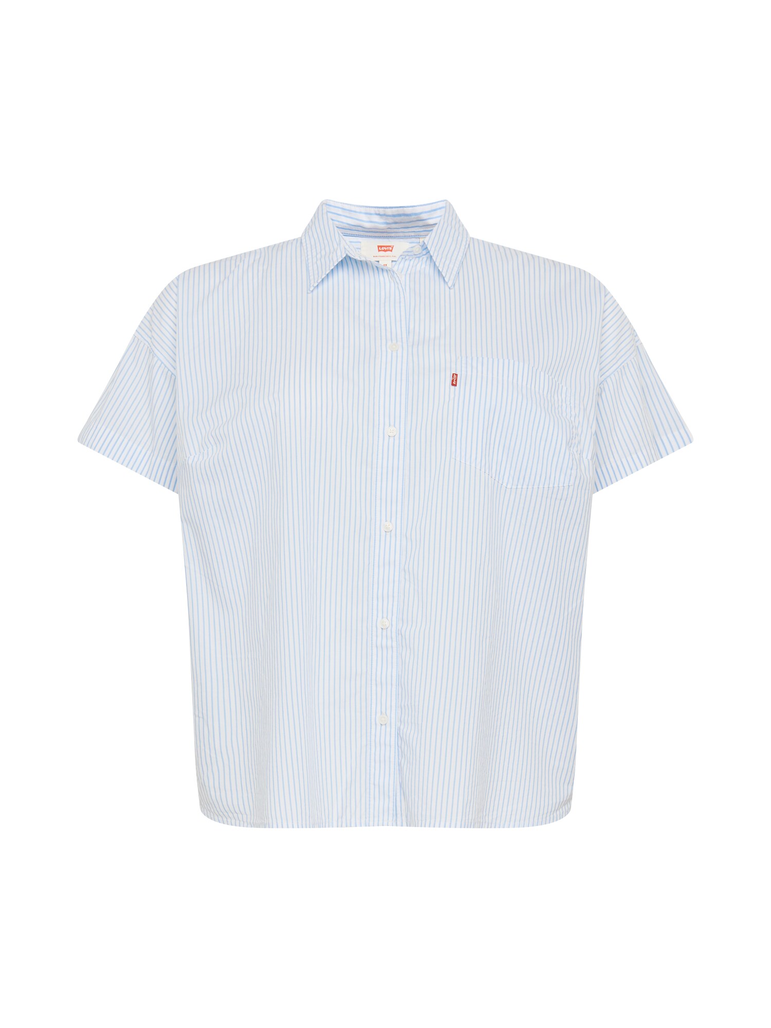 Levi's® Plus Palaidinė 'Alexandra Amelie'  mėlyna / balta