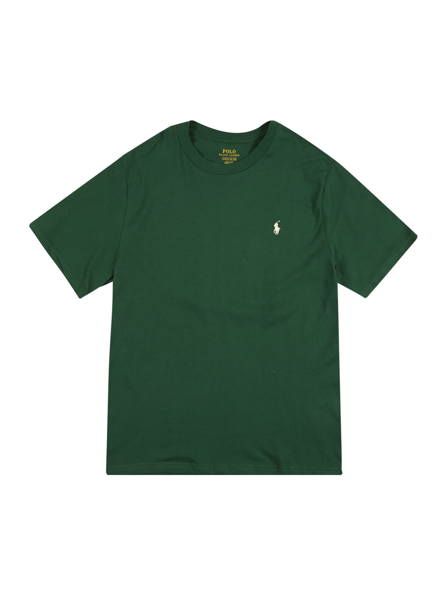 POLO RALPH LAUREN Marškinėliai  tamsiai žalia / balta