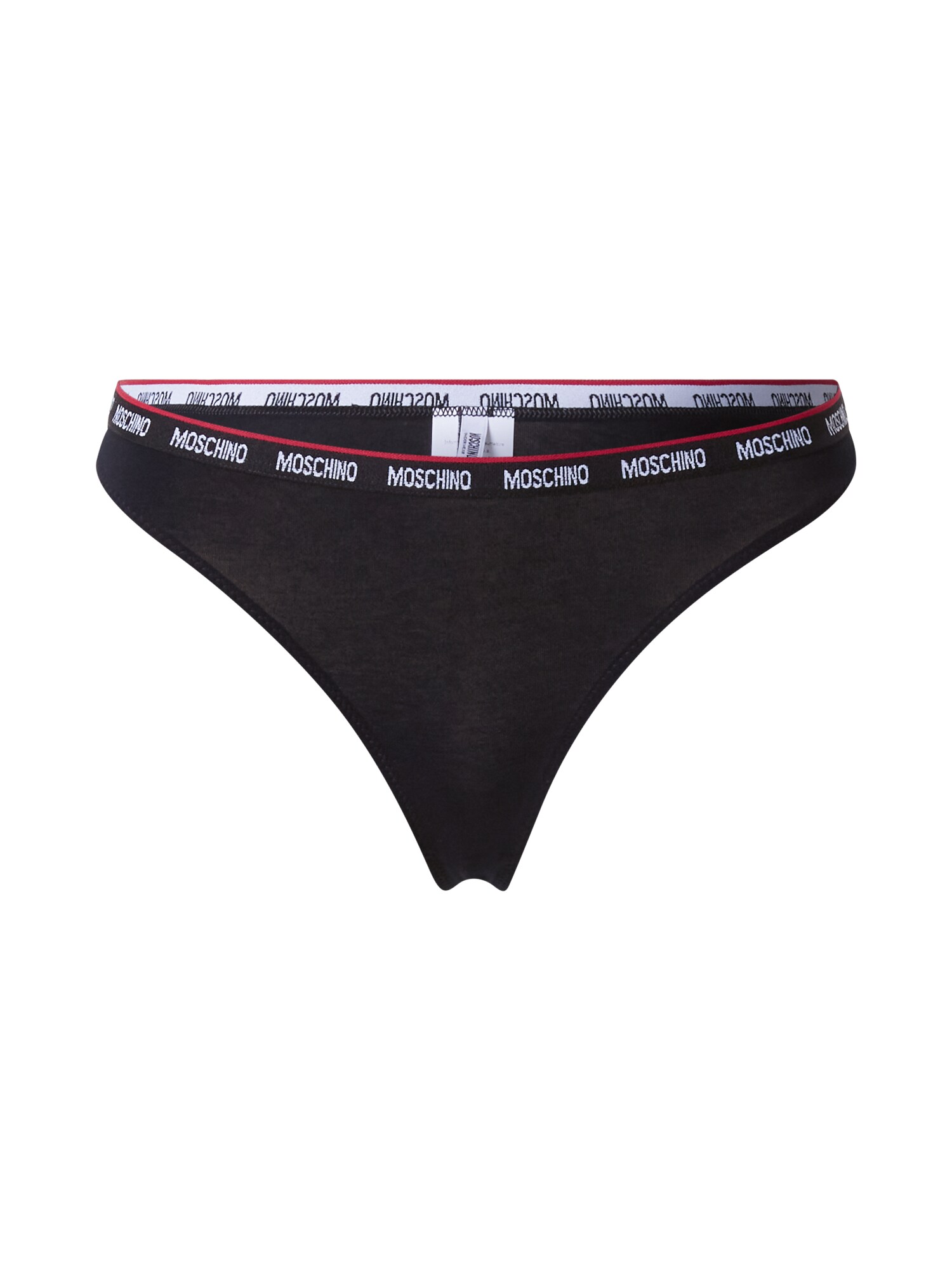 Moschino Underwear Siaurikės juoda / raudona / balta