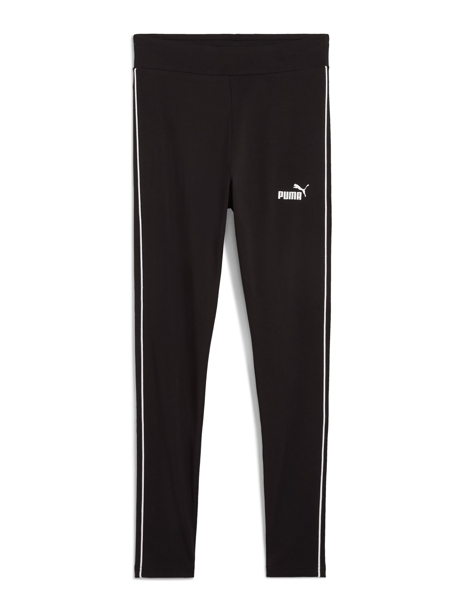 PUMA Pantaloni sport  negru / alb
