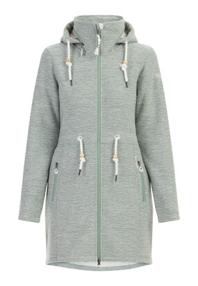 Schmuddelwedda Fleece jas Mintgroen / Wit