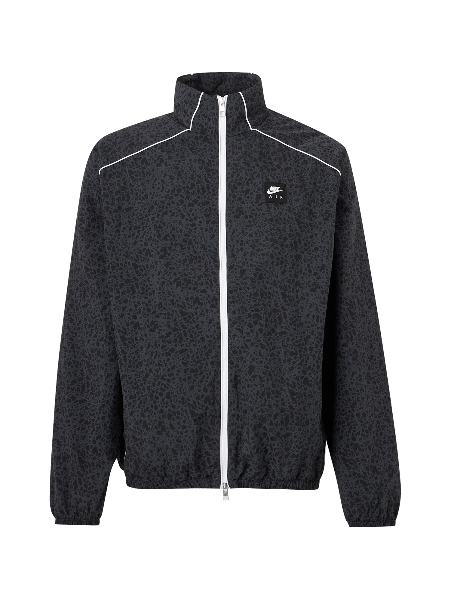 Nike Sportswear Geacă de primăvară-toamnă 'AIR'  gri metalic / negru / alb