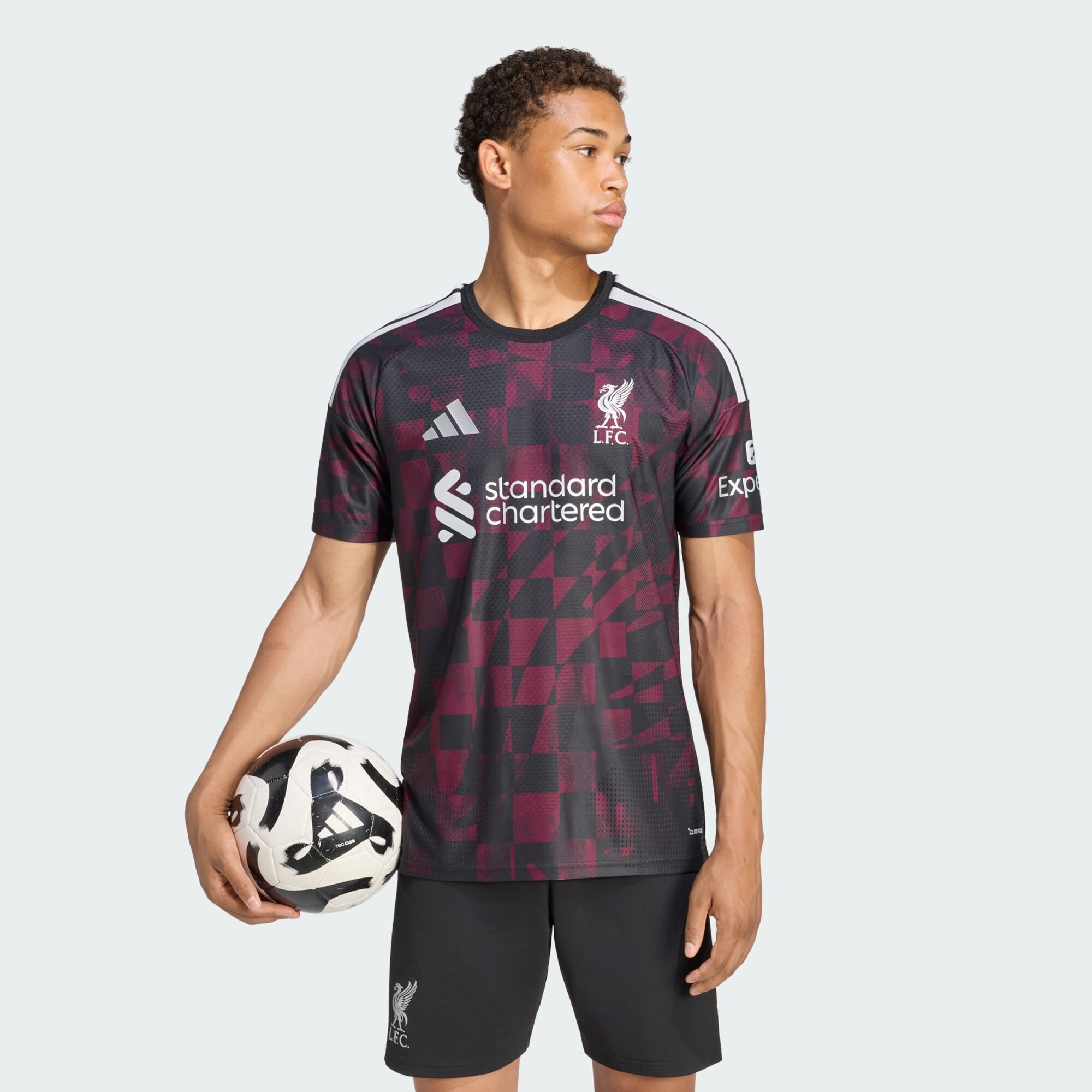 ADIDAS PERFORMANCE Camiseta funcional 'Liverpool FC 26/27'  rojo vino / negro / blanco – imagen 4