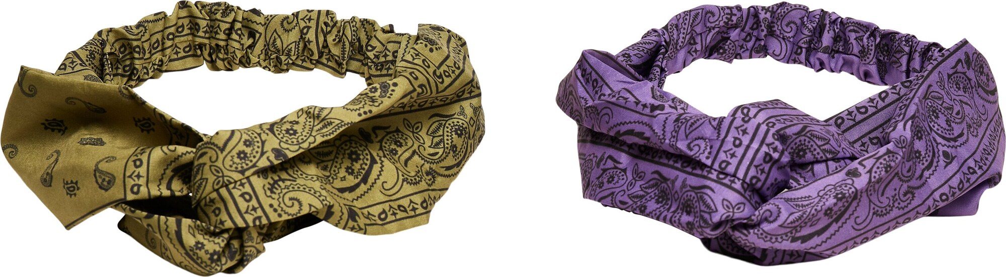 Urban Classics Dodatki za lase  temno siva / oliva / lila