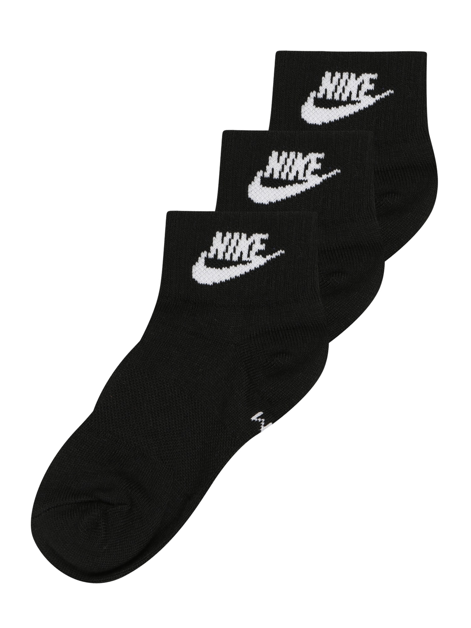 Nike Sportswear Дамски чорапи тип терлици  черно / бяло