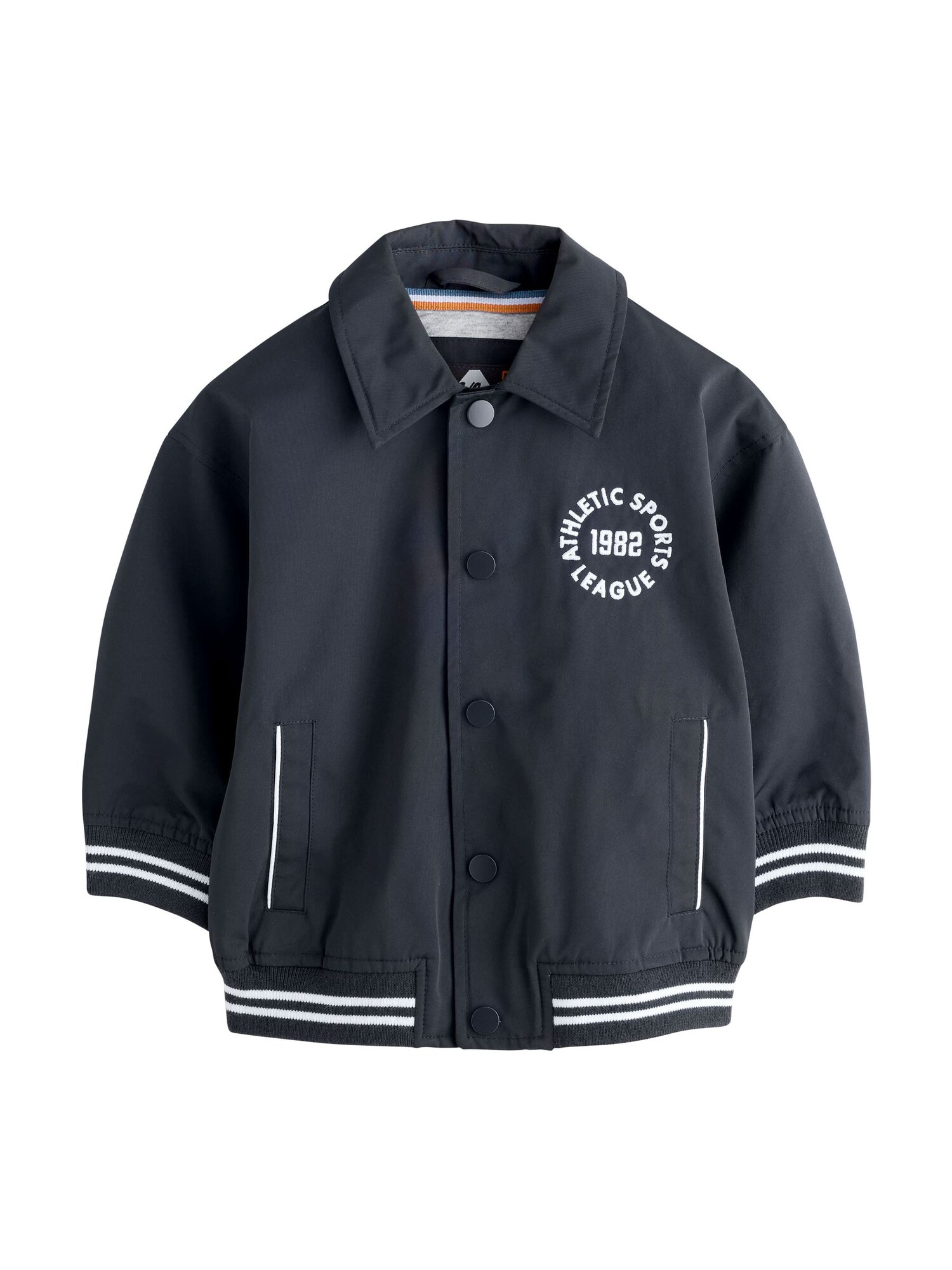 Next Geacă de primăvară-toamnă  bleumarin / alb