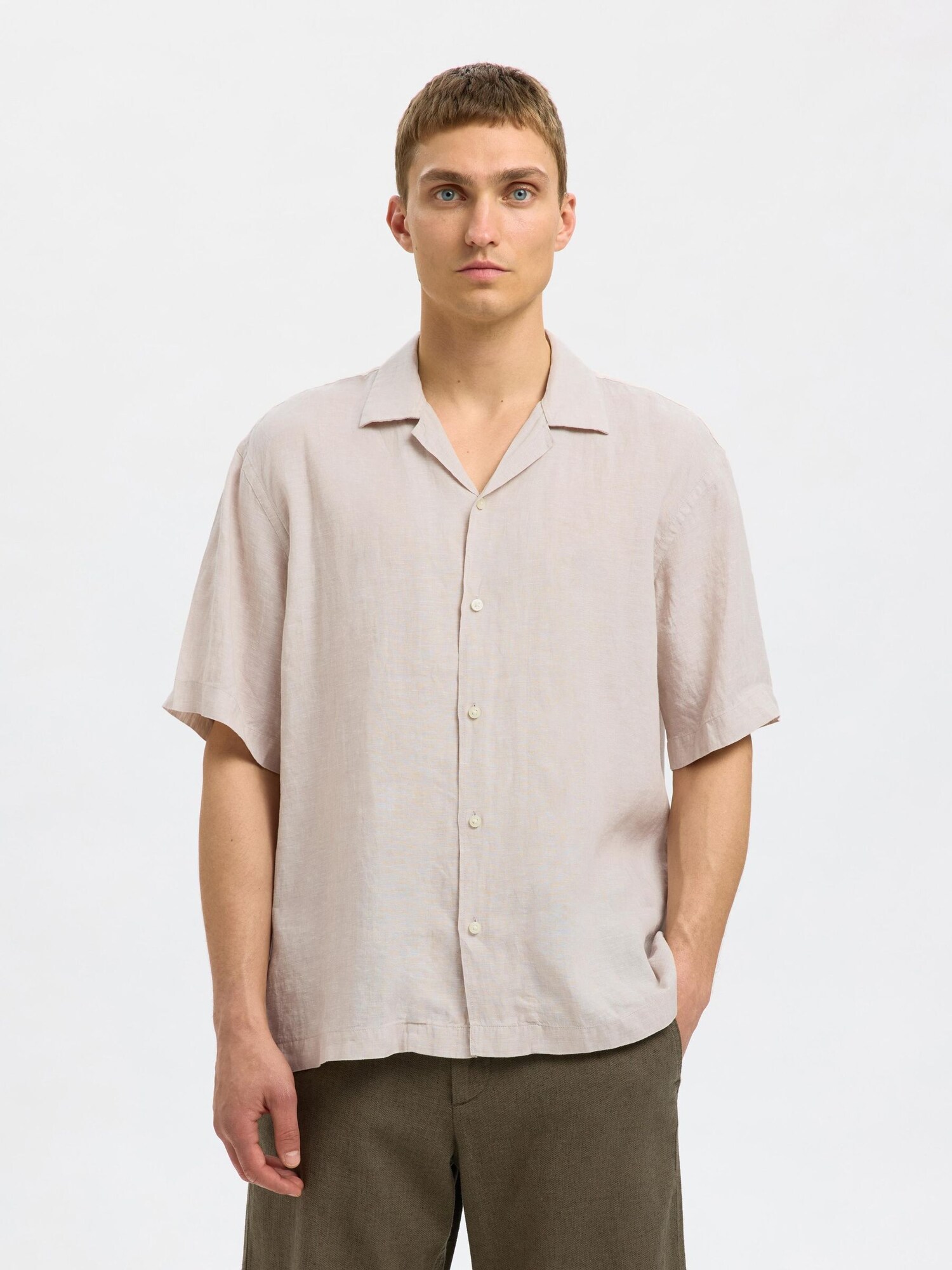 SELECTED Camisa  gris