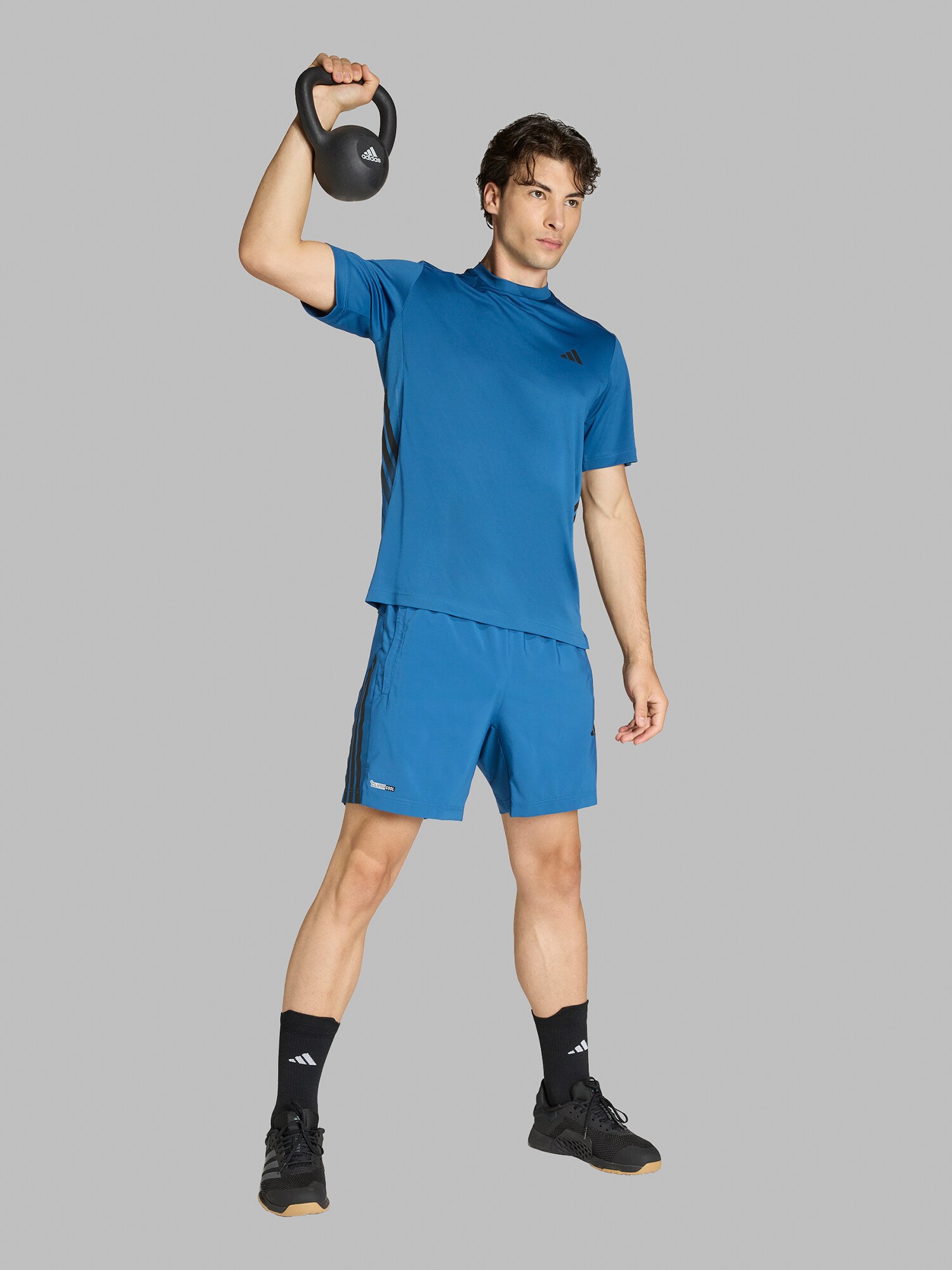 ADIDAS PERFORMANCE Camiseta funcional 'TECH ESSENTIALS'  azul / negro – imagen 4