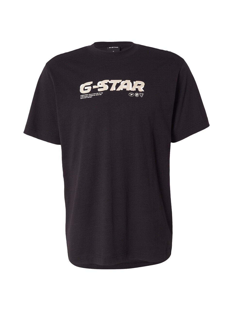 T-shirt sand / svart