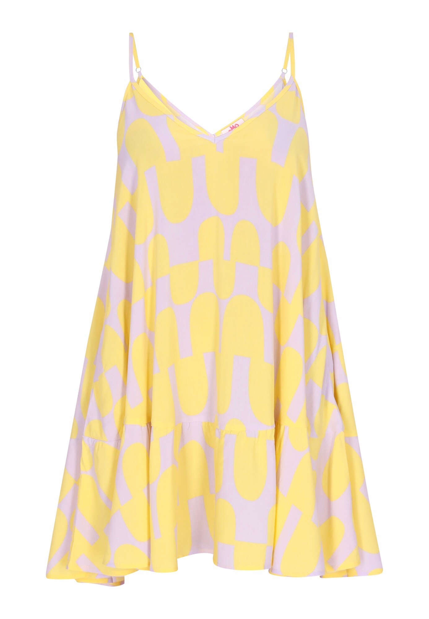 MYMO Rochie de vară  galben / mov deschis