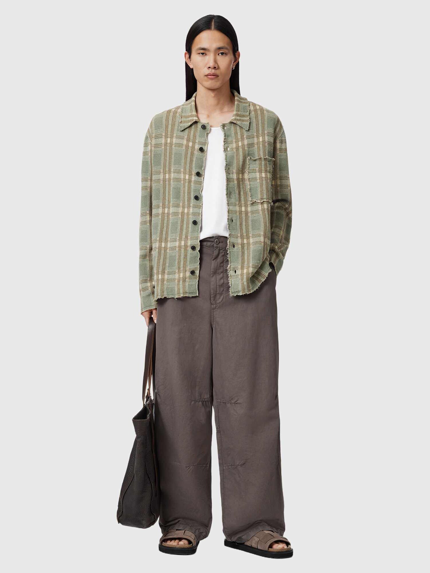 AllSaints Cárdigan 'SOLMAR'  crema / caramelo / verde – imagen 4