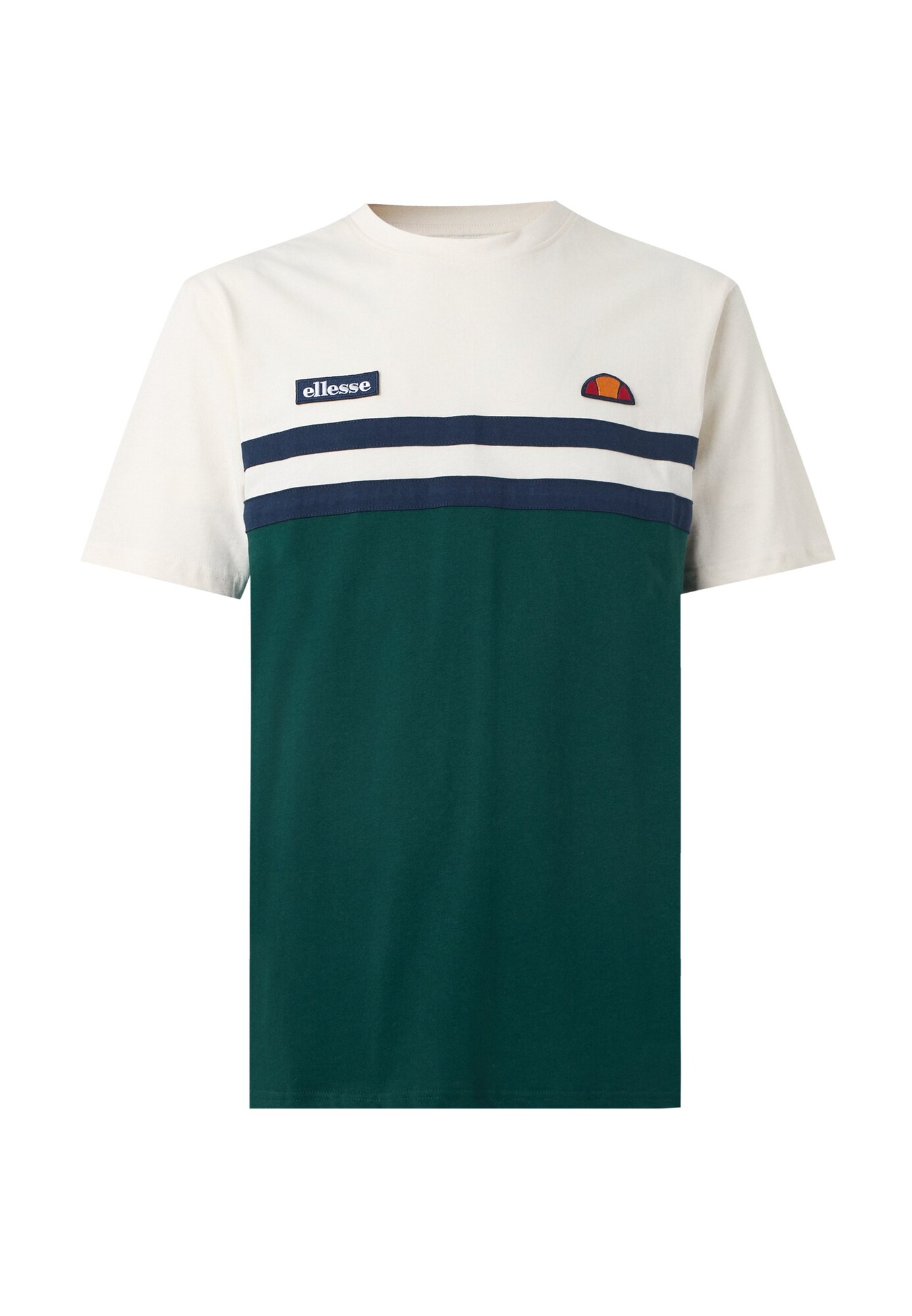 ELLESSE Tricou Venire bleumarin / verde smarald / alb