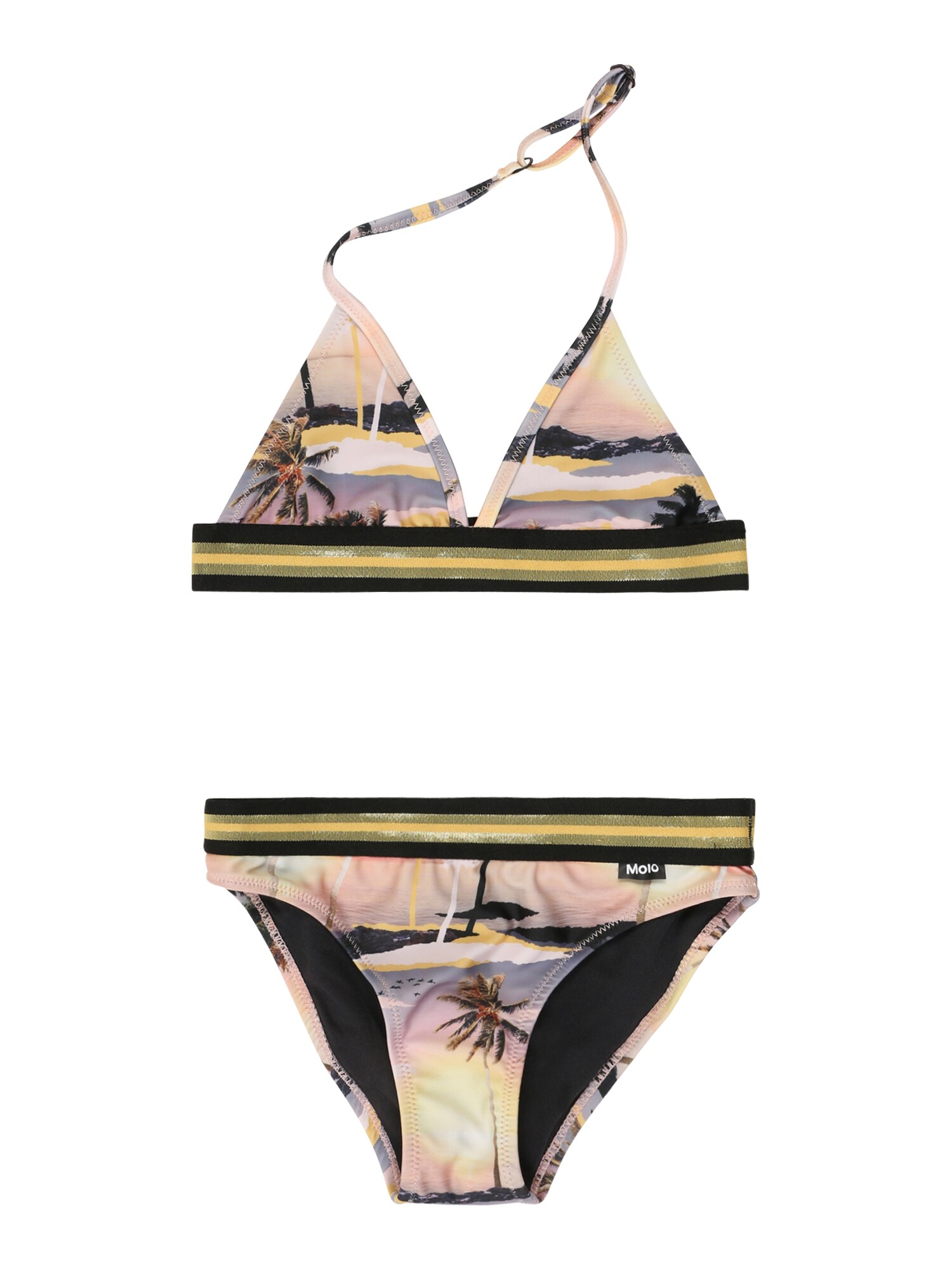 Molo Bikinis 'Nicoletta'  oranžinė / balta / juoda / geltona / purpurinė