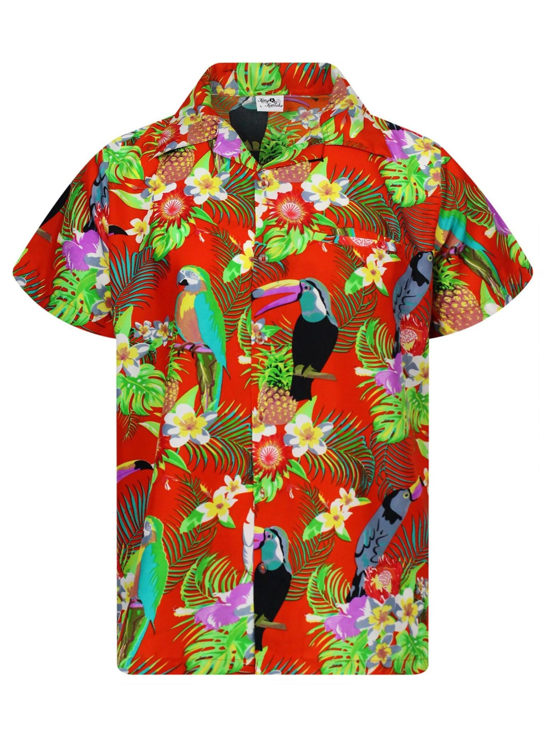 King Kameha T-shirt 'Parrot Cockatoo' herr