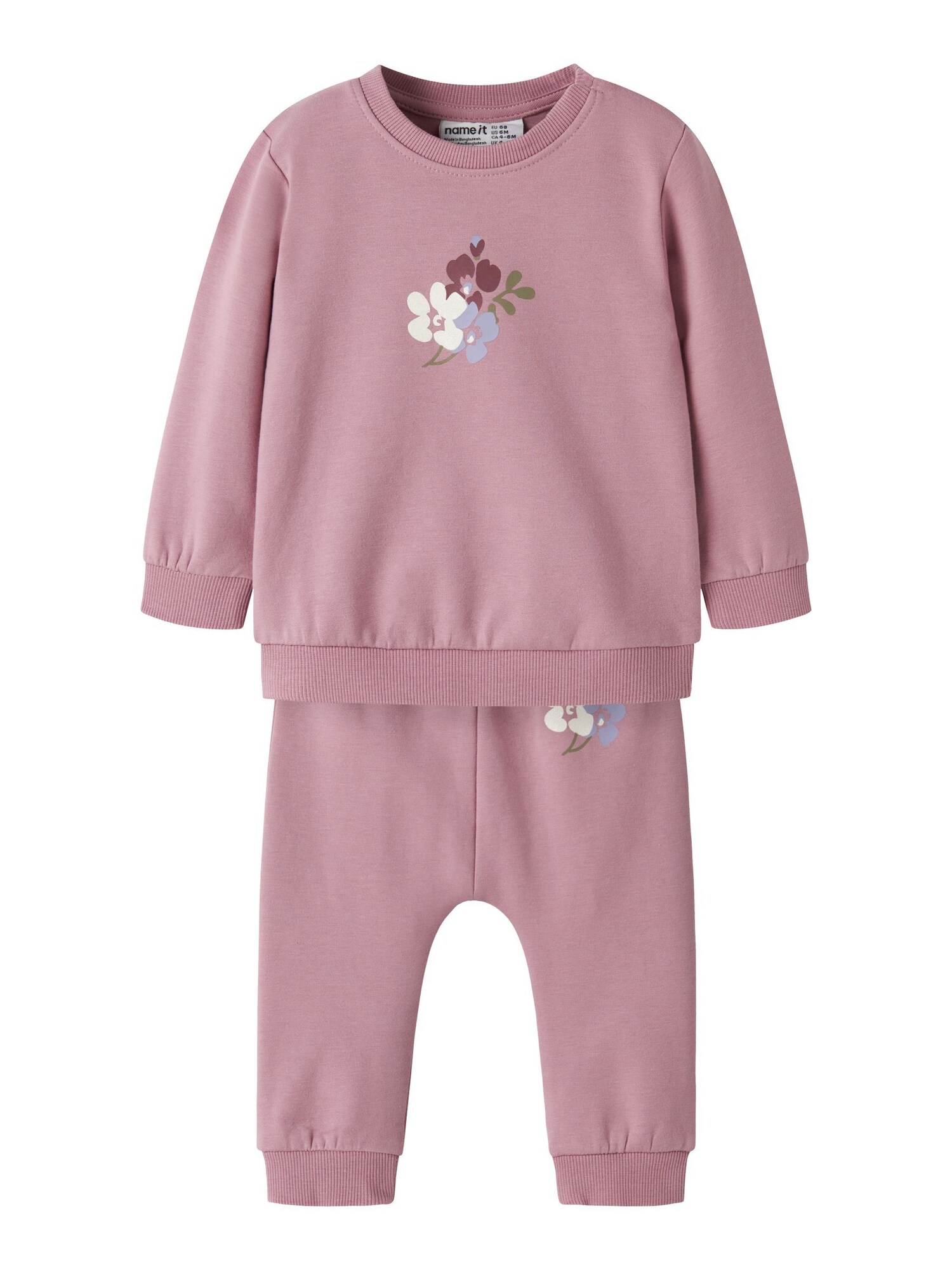 Name It Joggingpak 'NBFVRillie' Mintgroen / Mauve / Bordeaux / Wit