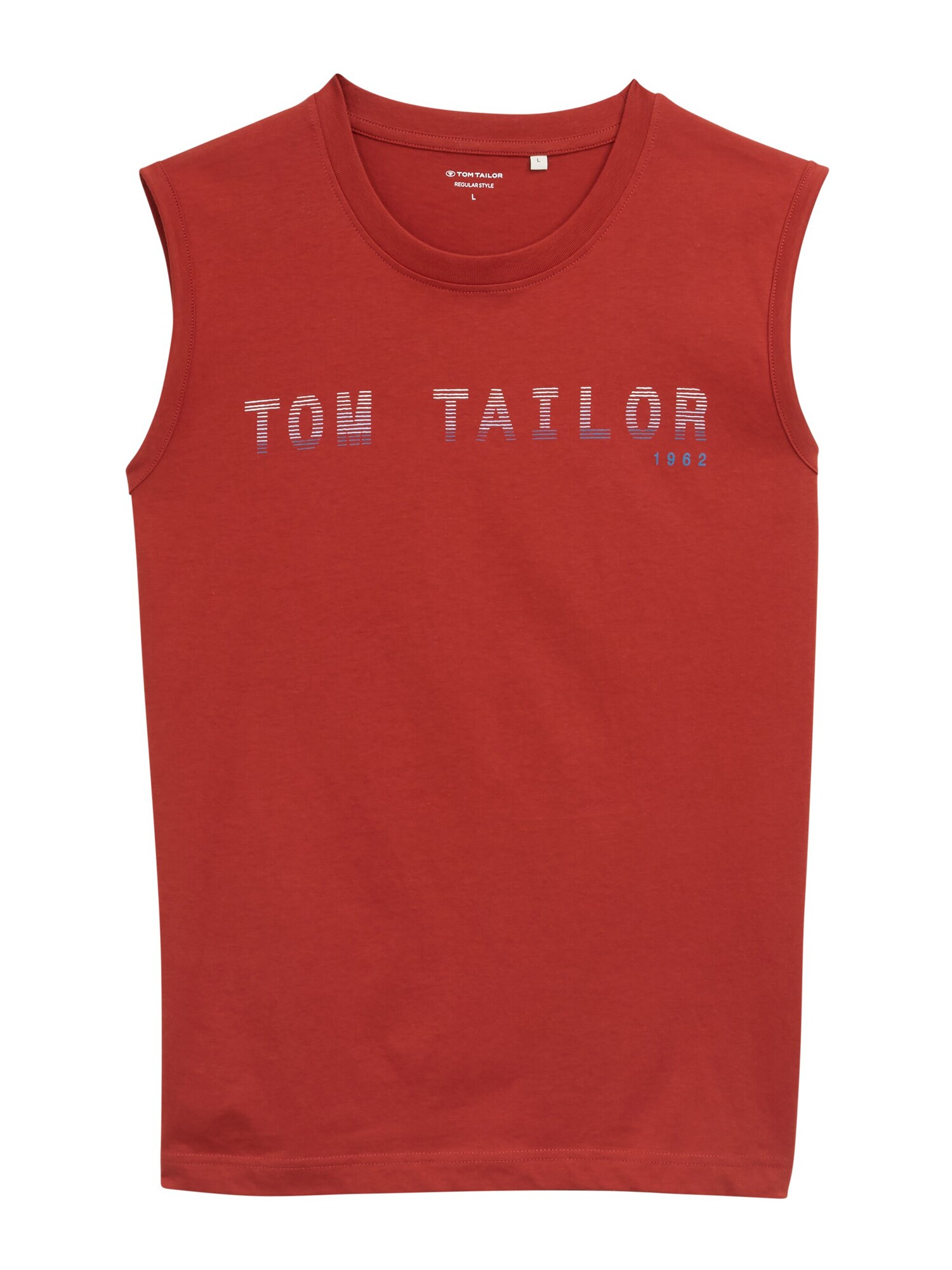 TOM TAILOR Póló  kék / piros / fehér akciós termékkép 1