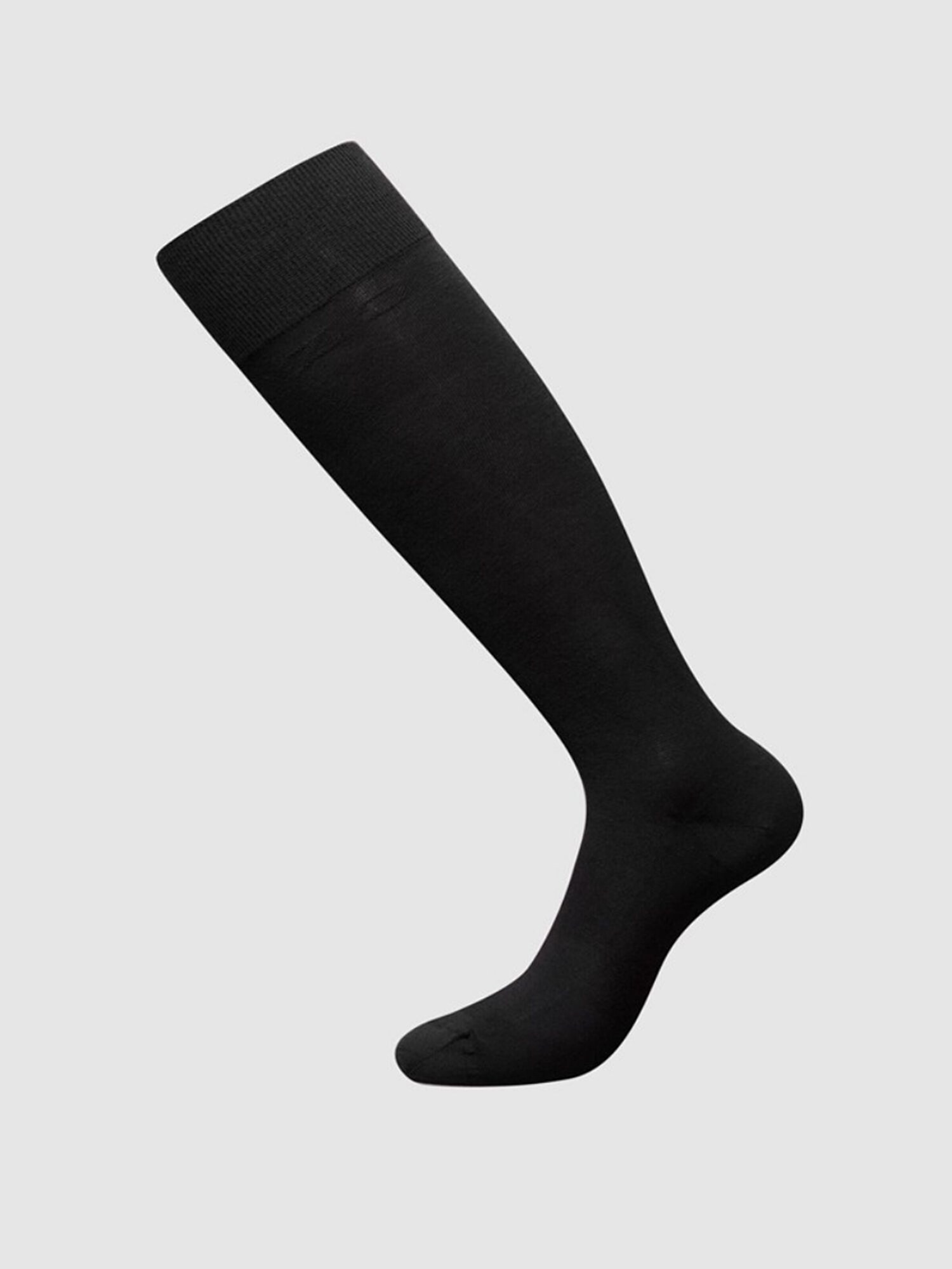 zd ZERO DEFECTS Calcetines hasta la rodilla 'Soy fiber'  negro