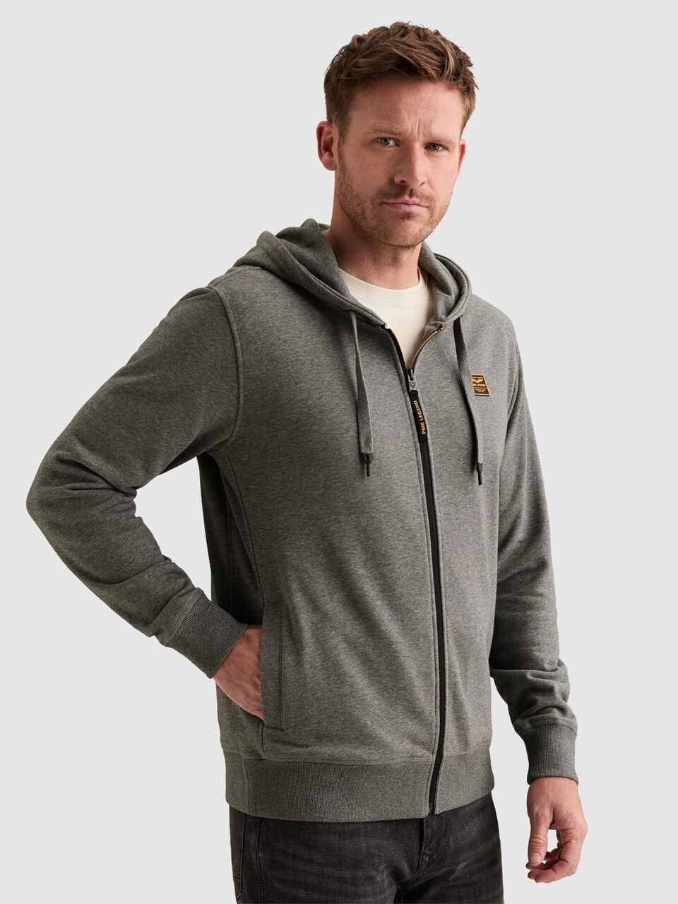 Övergångsjacka 'Zip-up hoodie with side pockets'