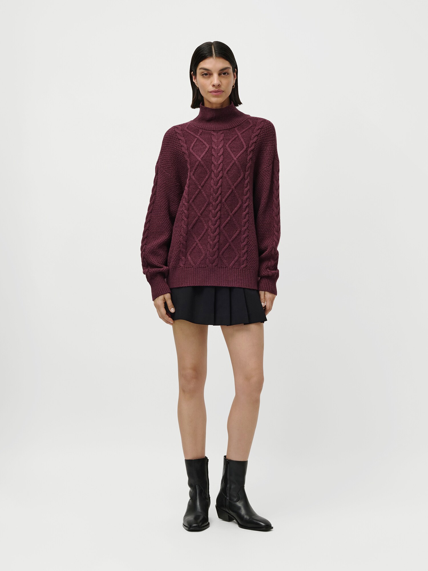LeGer by Lena Gercke Oversize sveter 'Elif' cyklaménová (obrázok 5)