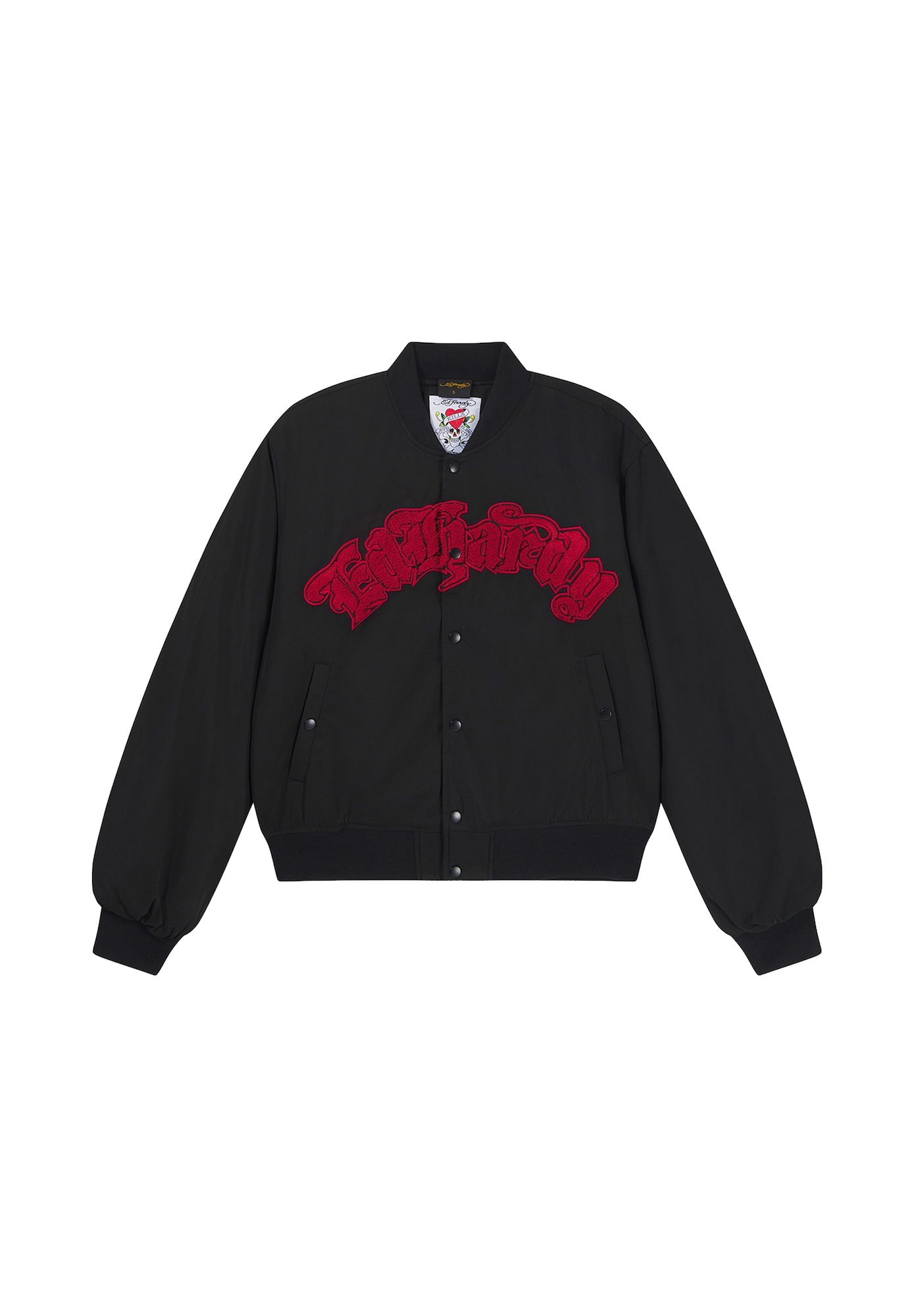 Ed Hardy Geacă de primăvară-toamnă Gothic Flaming Eagle galben / sângeriu / negru / alb murdar