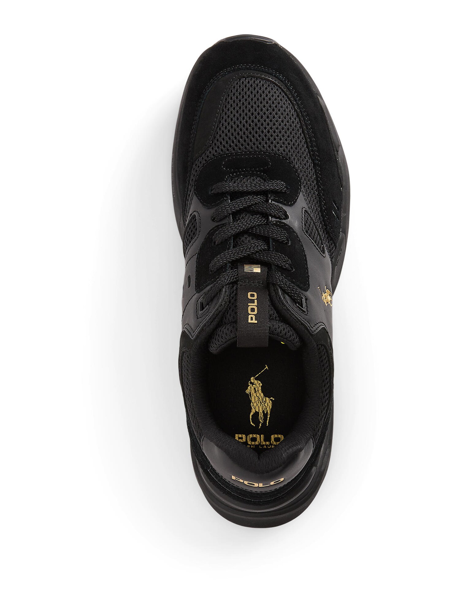 Polo Ralph Lauren Zapatillas deportivas bajas 'MASTERS CRT' dorado / negro – imagen 3