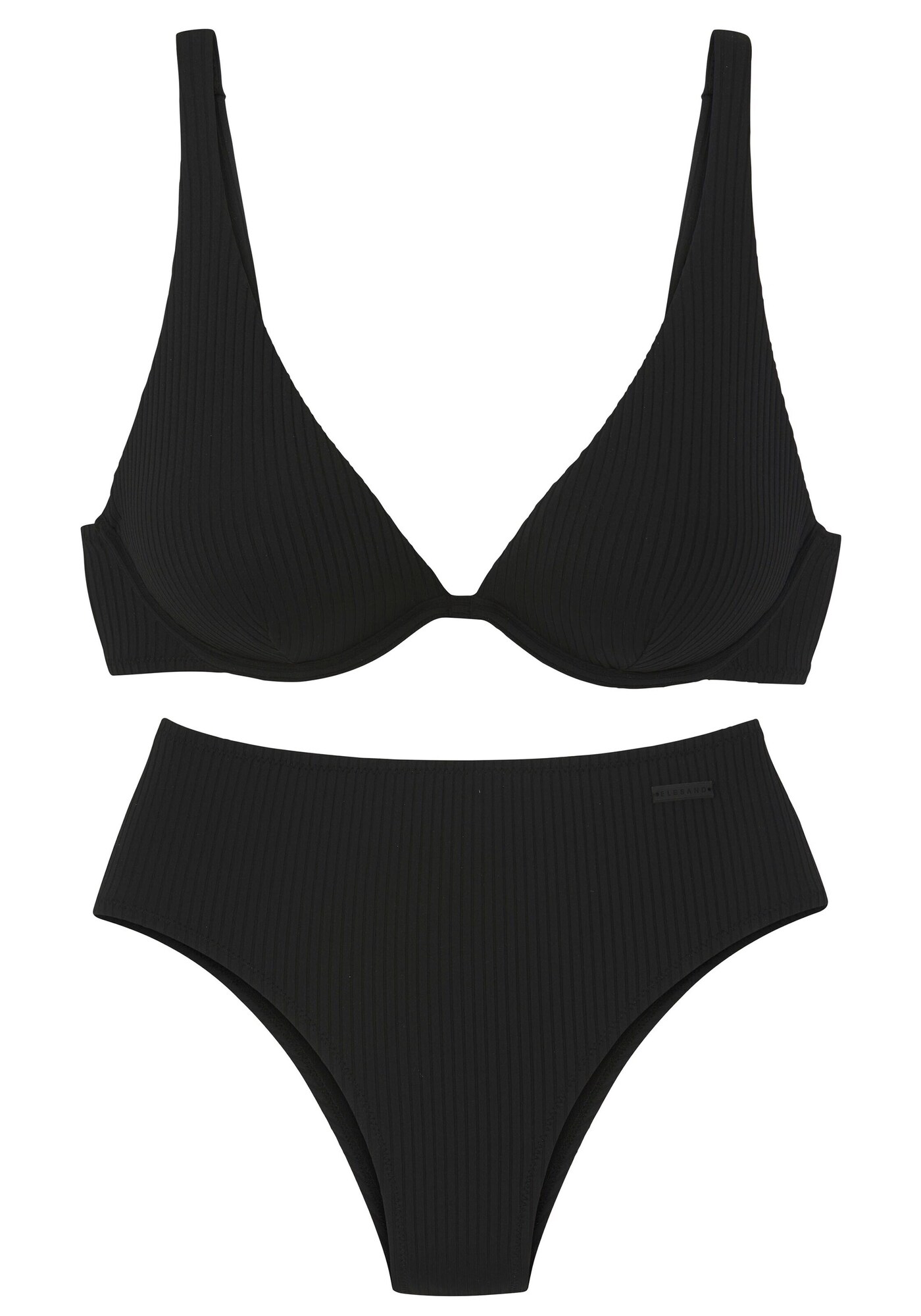 Elbsand Costum de baie două piese  negru