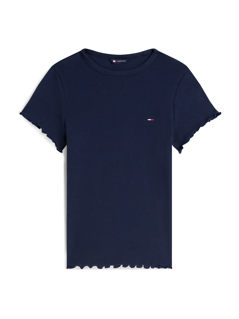 T-shirt 'Ruffle Trim Slim'