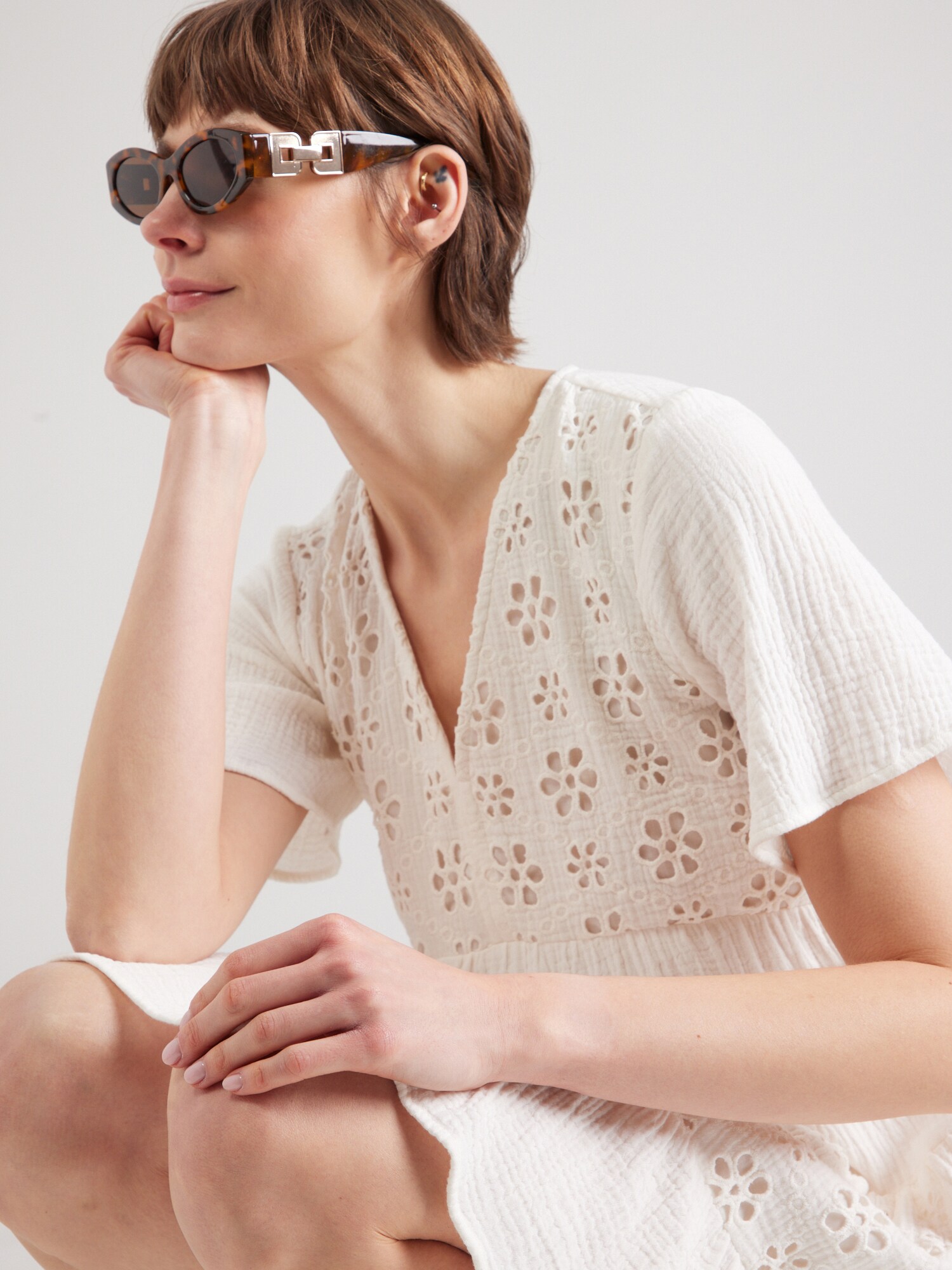 VERO MODA Šaty 'VMNATALI' biela (obrázok 5)