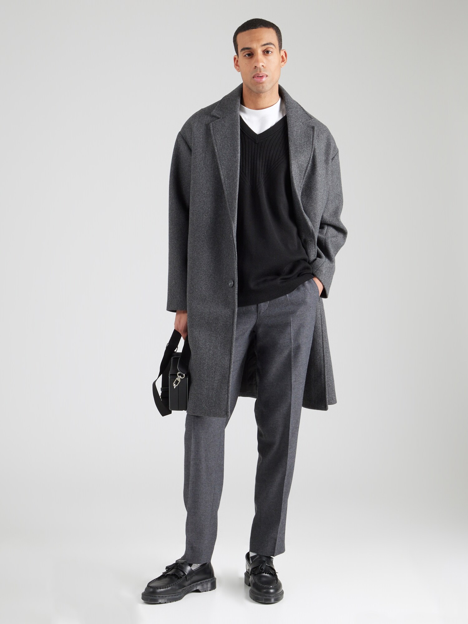Jack & Jones Premium Nohavice sivá (obrázok 4)