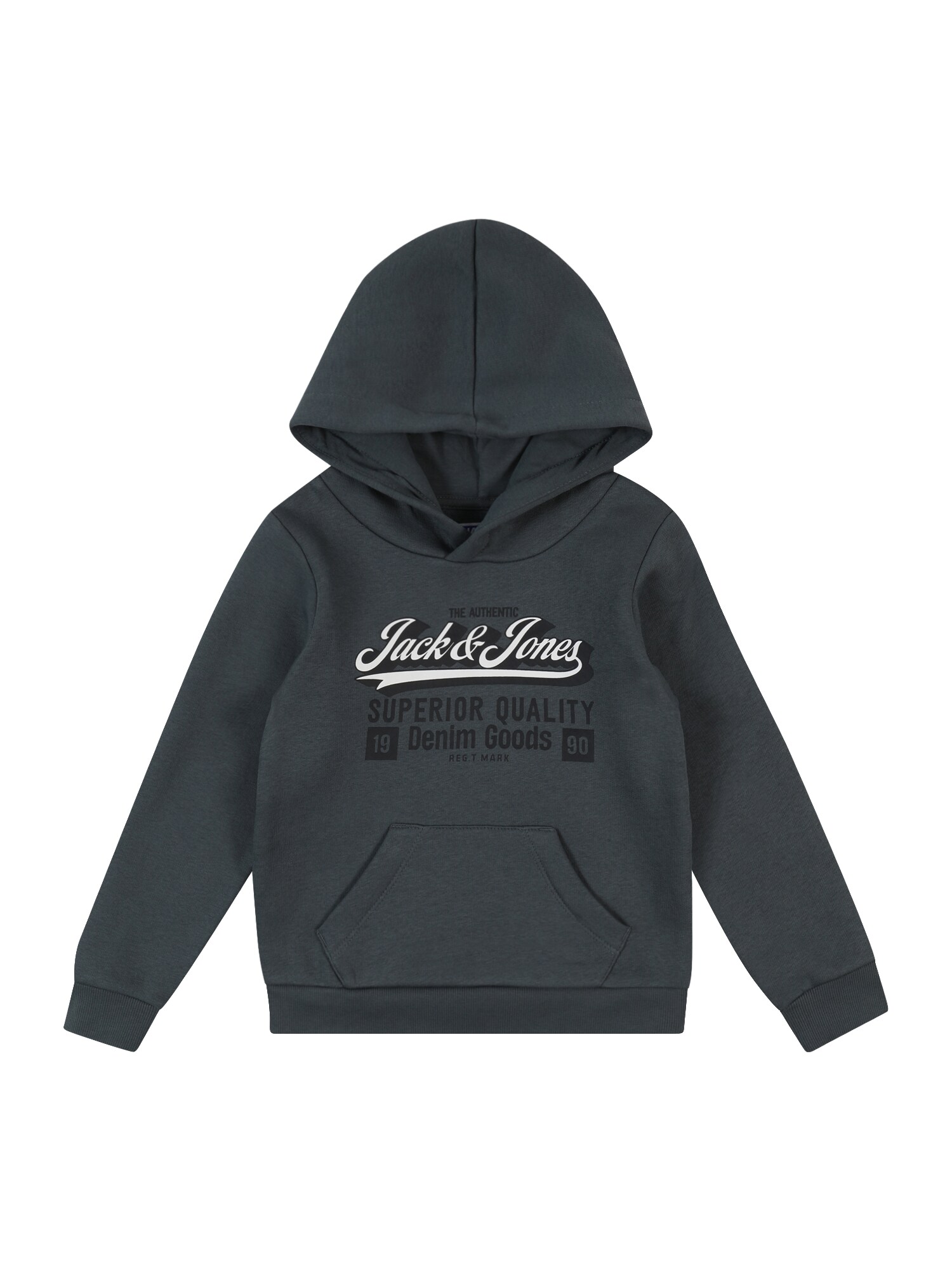 JACK & JONES MINI Tréning póló  szürke / fehér akciós termékkép 1