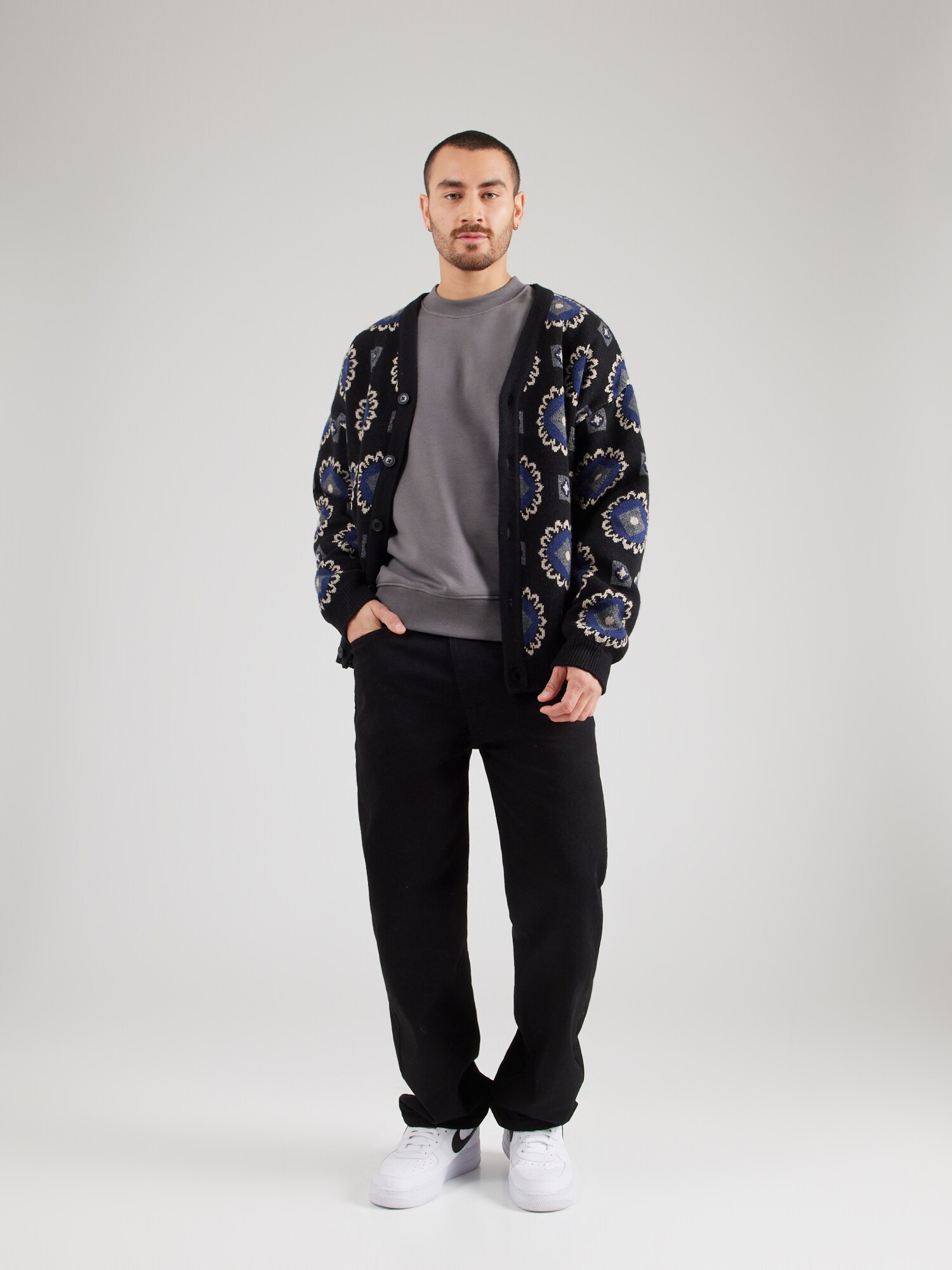 JACK & JONES Mikina 'JJEUrban Edge' tmavosivá (obrázok 4)