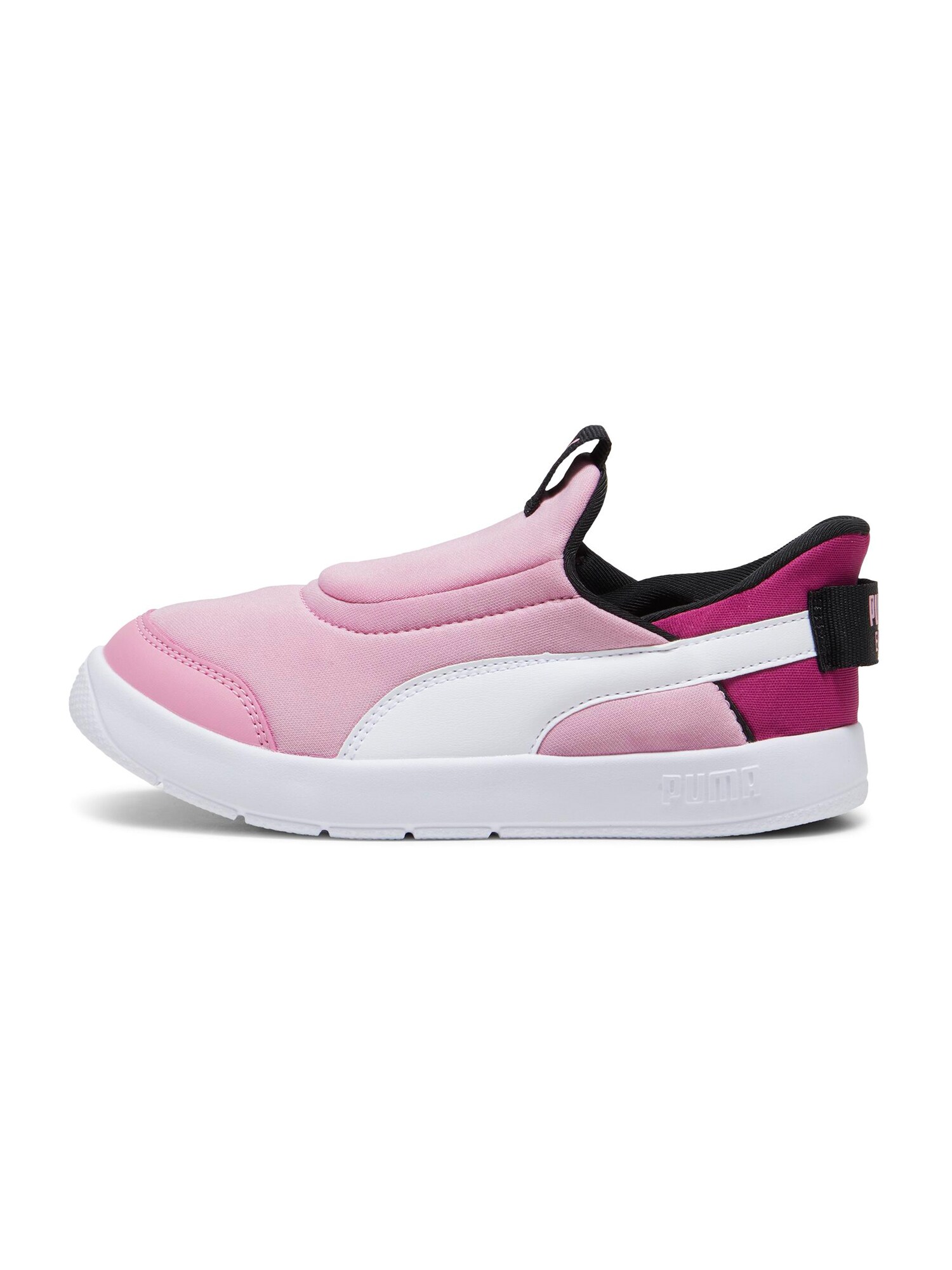 PUMA Tenisky 'Courtflex v3'  slivková / farba lesného ovocia / čierna / biela