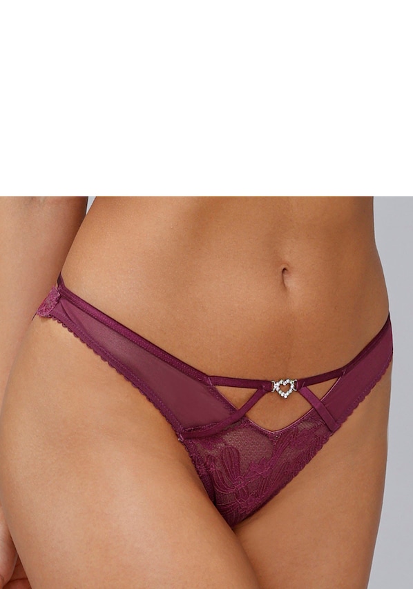 LASCANA, String bugyik, piros, 5 kép a 5 közül