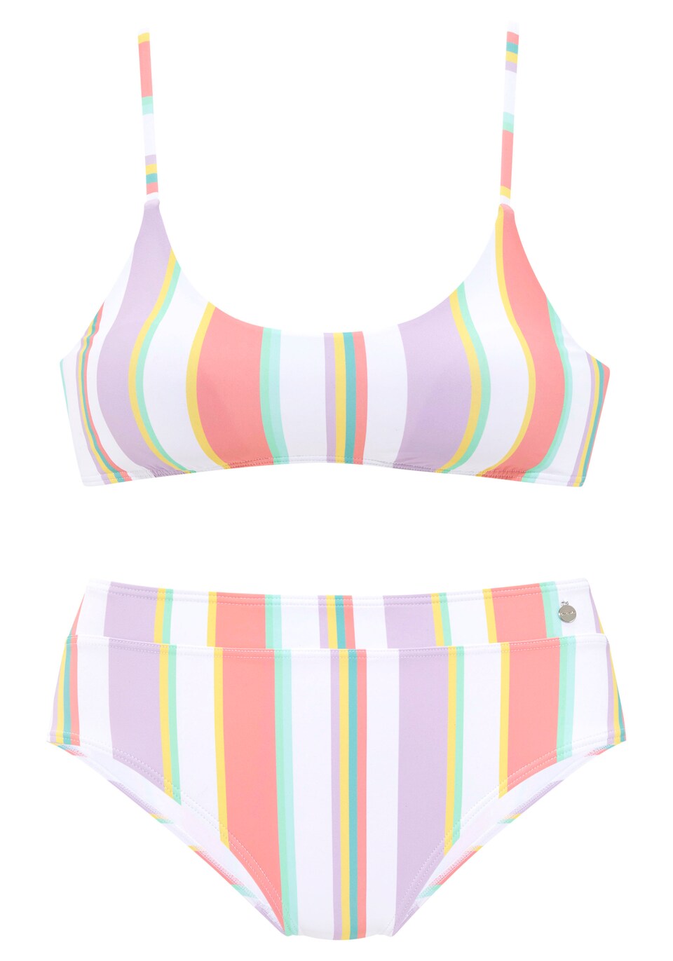 Bikini ljusgrön / pastelllila / ljuslila