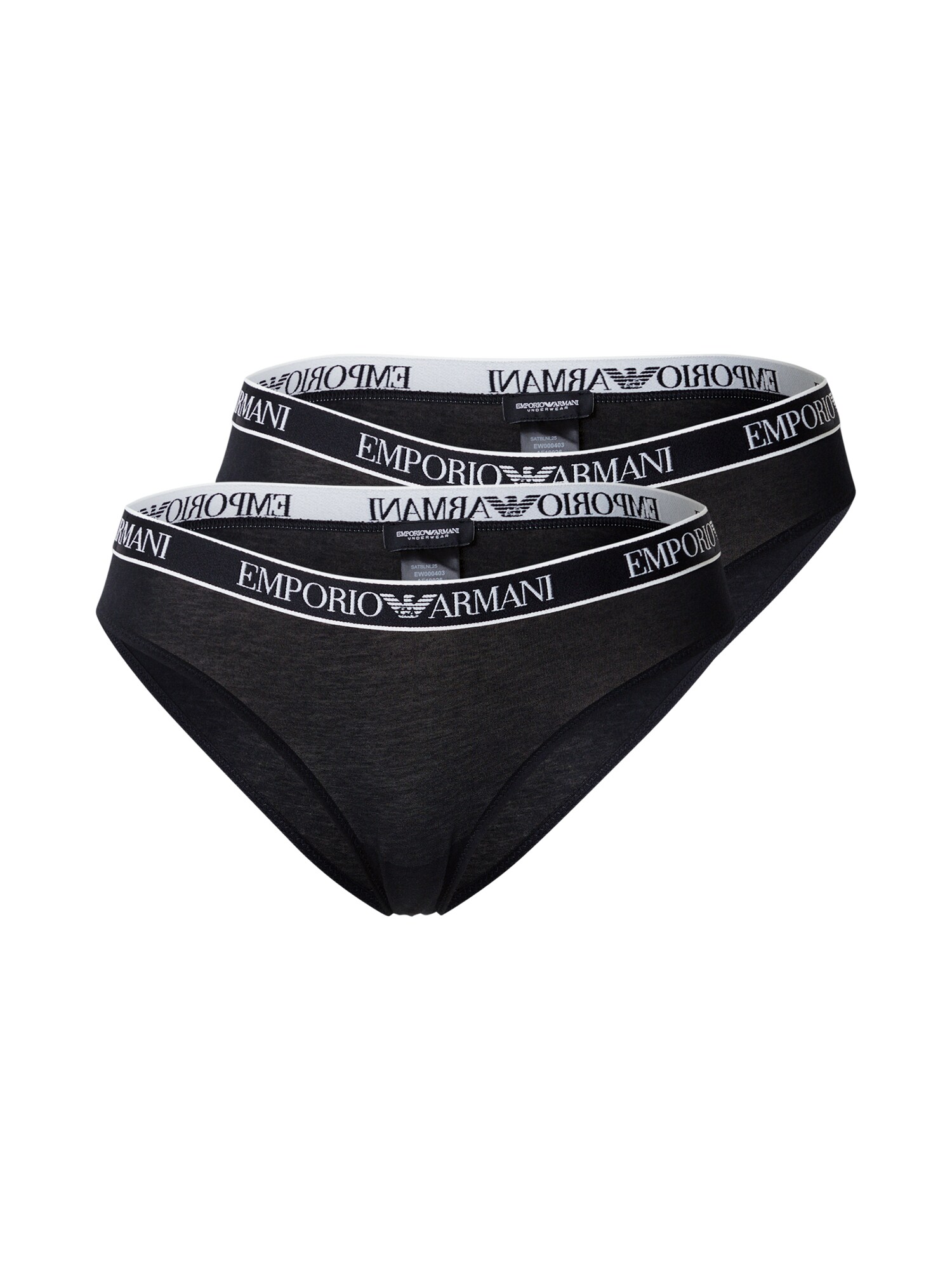 Emporio Armani Slip  negru / alb