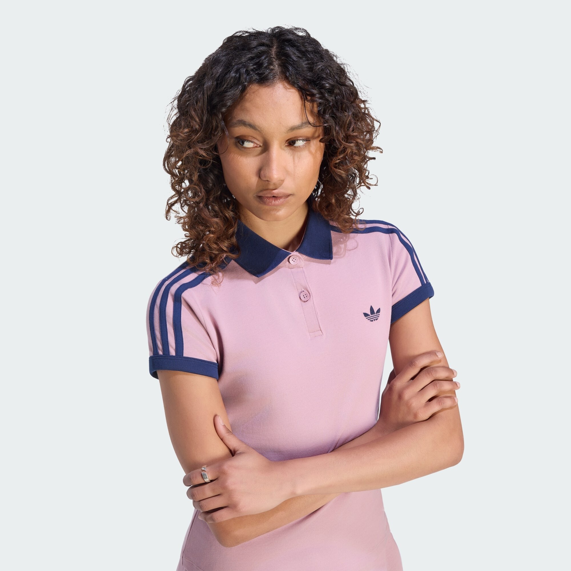 ADIDAS ORIGINALS Camiseta navy / malva – imagen 4