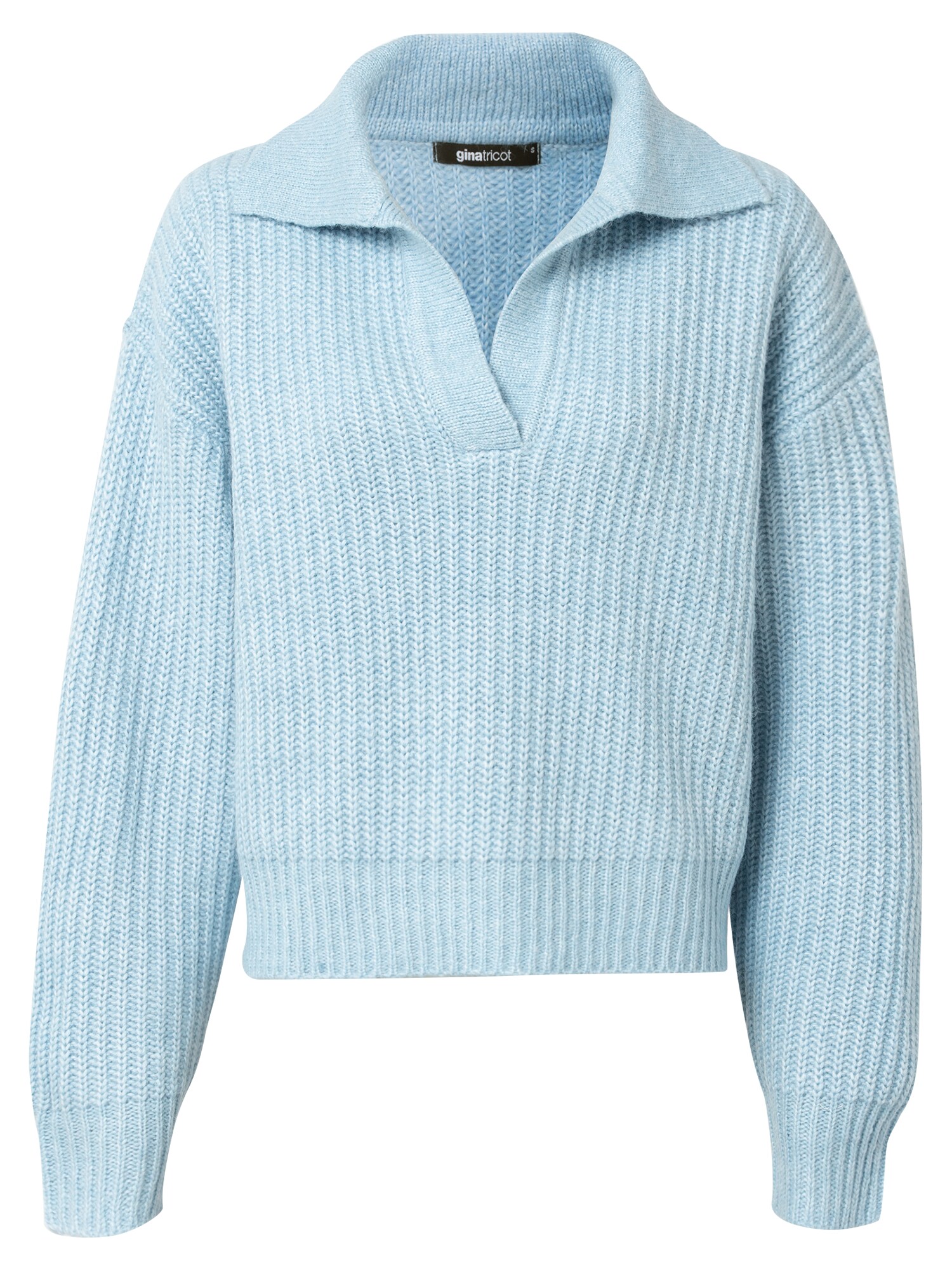 Жени > Дрехи > Пуловери и Трикотаж > Трикотаж > Фини плетени пуловери Gina Tricot Пуловер ‘Lottie’  светлосиньо