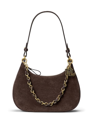 Lauren Ralph Lauren Bolso de hombro  marrón oscuro / oro