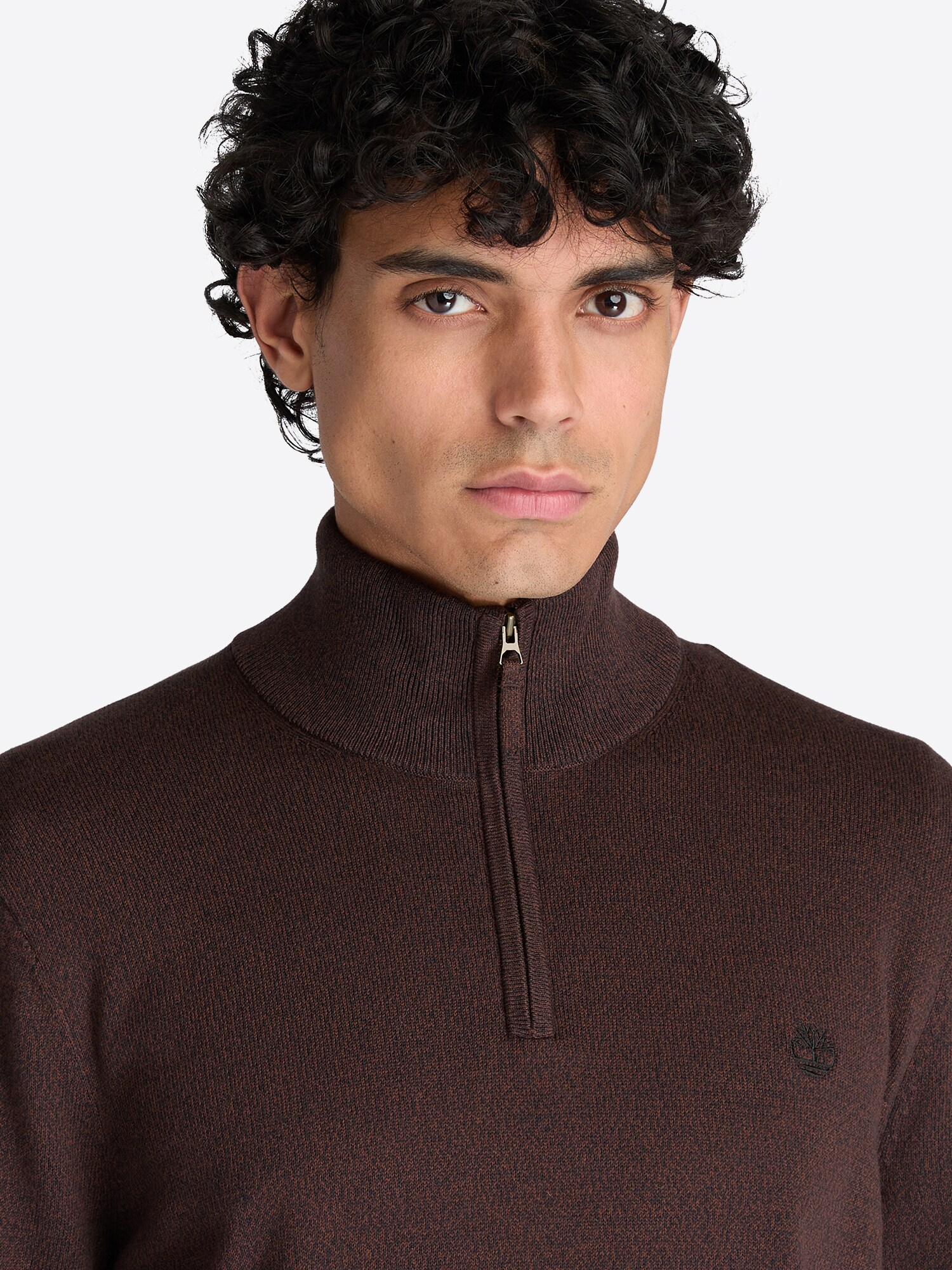 TIMBERLAND Jersey marrón oscuro – imagen 4