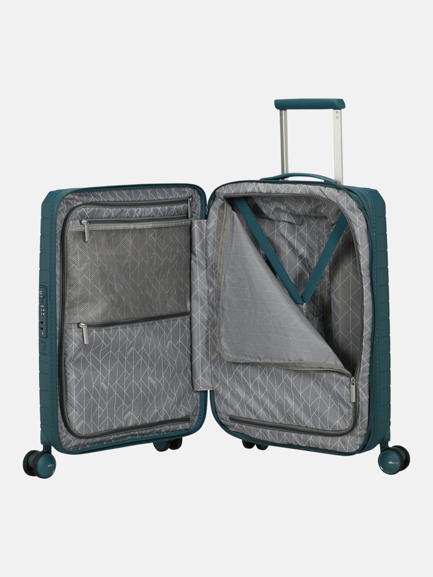 American Tourister Carrito  azul paloma