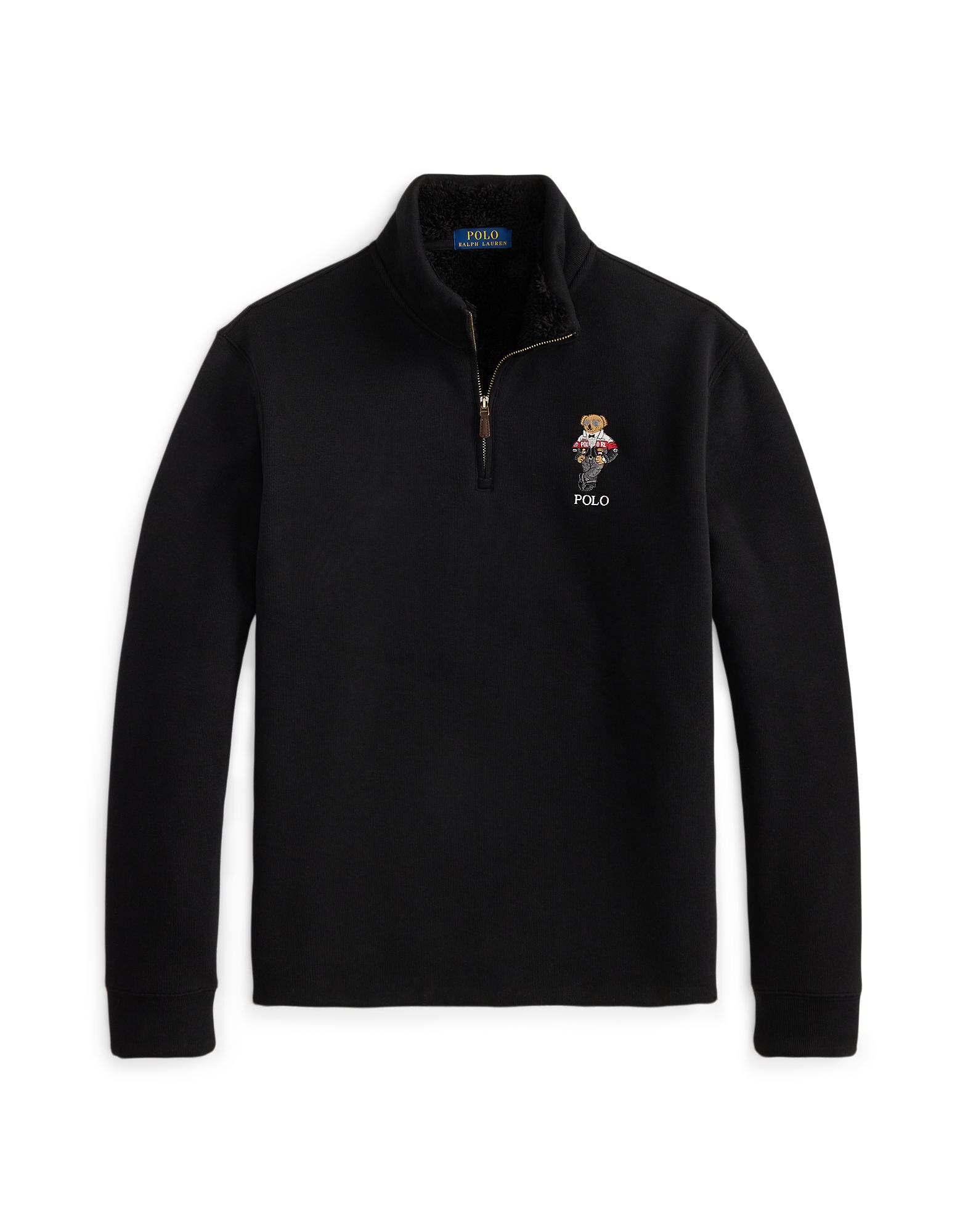 Polo Ralph Lauren Bluză de molton maro deschis / gri / negru / alb