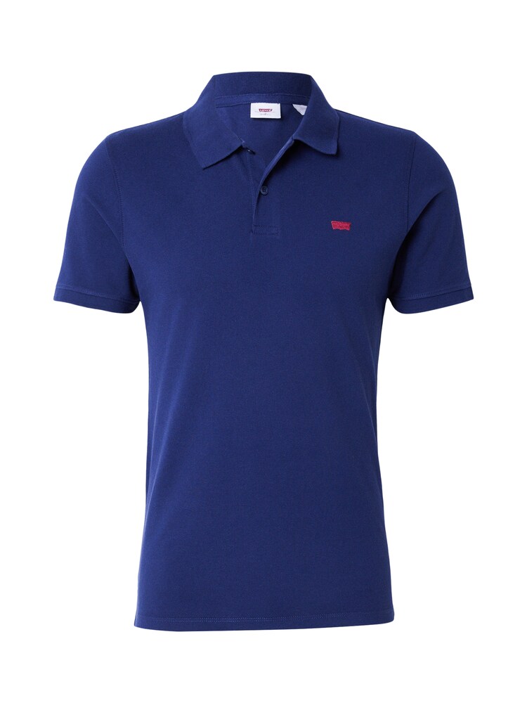 LEVI'S Poloshirt 'Housemark' Herren Größe M navy / knallrot
