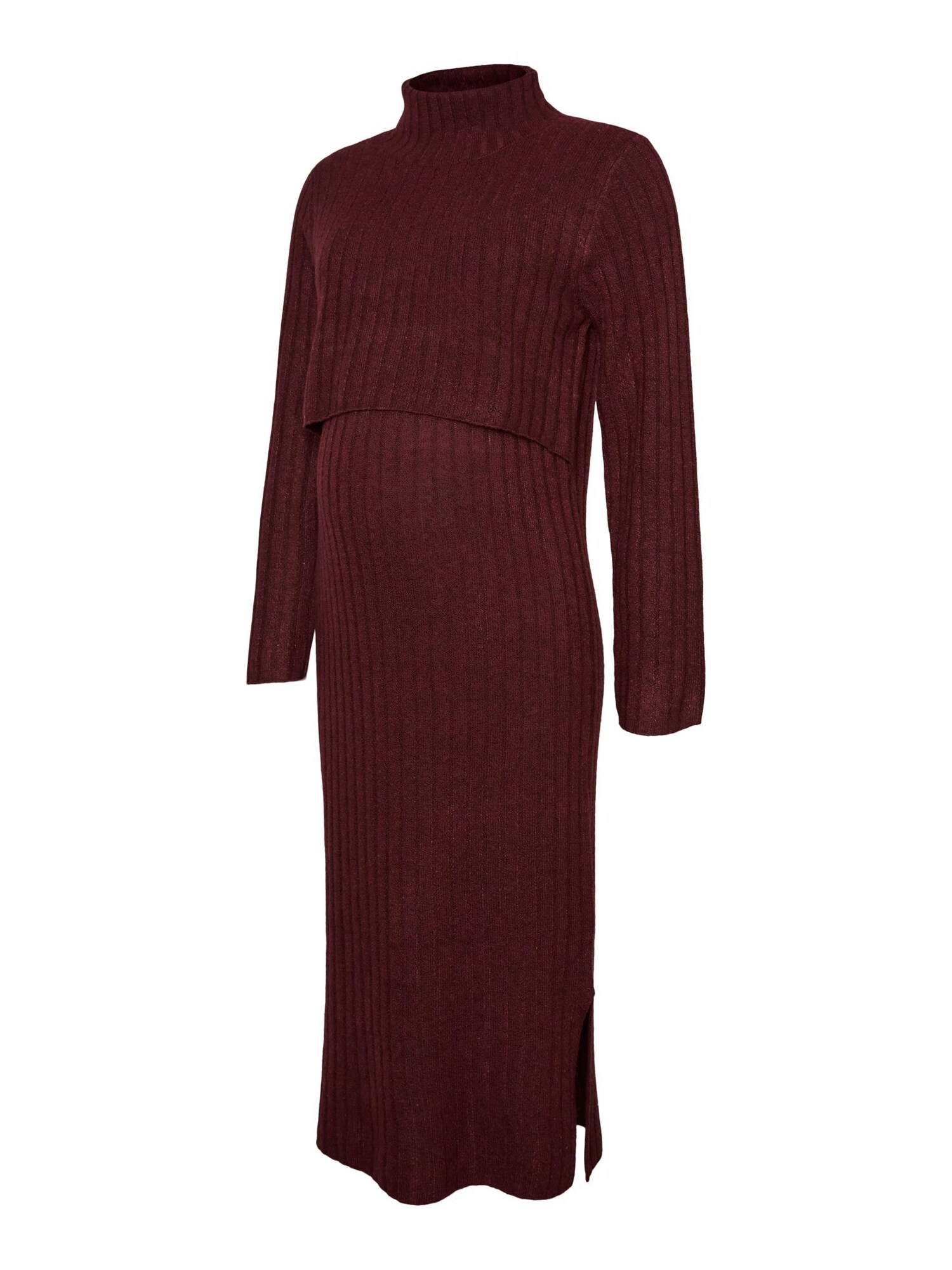 MAMALICIOUS Rochie tricotat MLSuniva roșu vin
