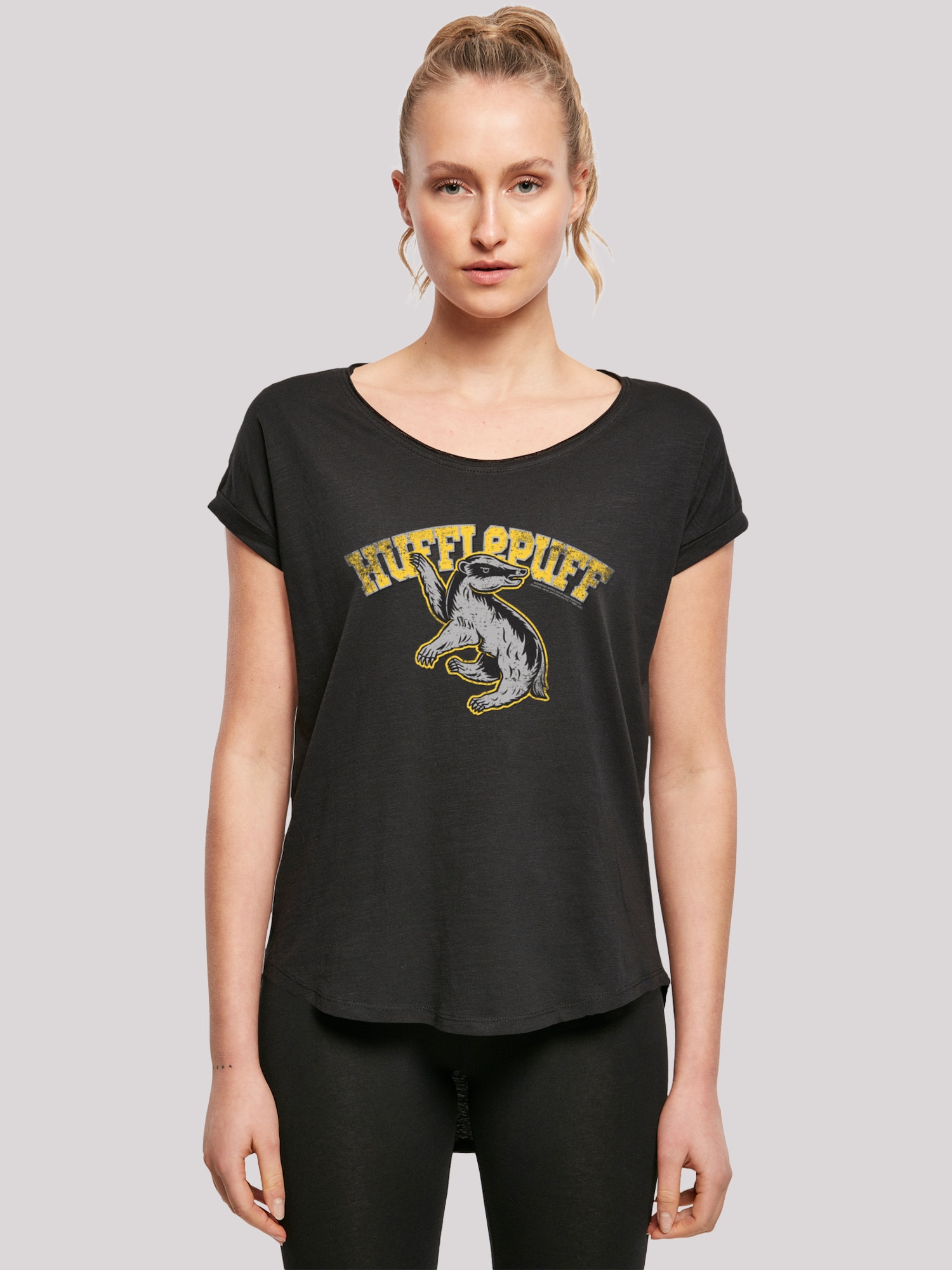 Thumbnail - F4NT4STIC T-Shirt Harry Potter Hufflepuff Sport Emblem