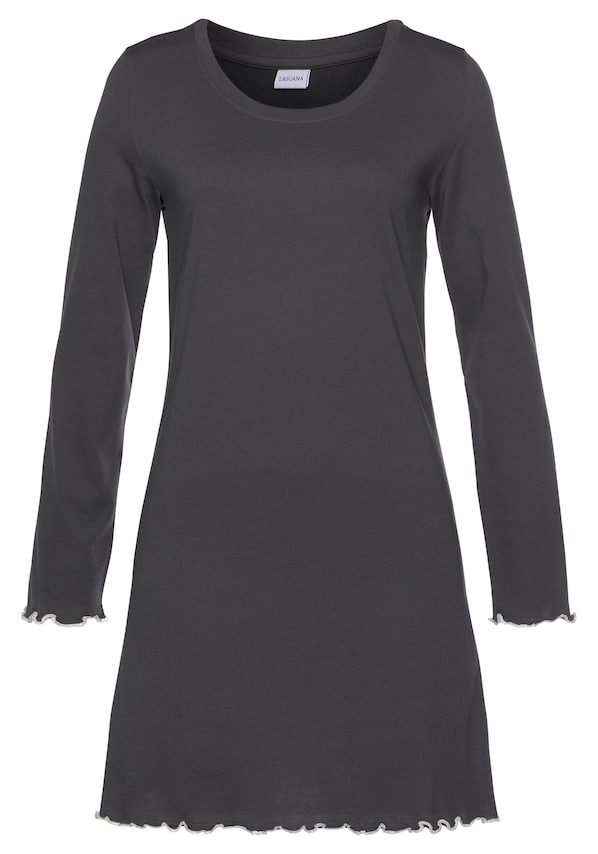 LASCANA, Noční košilka, šedá, obrázek 1 z 5