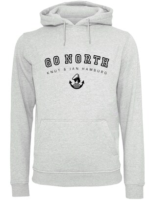 F4NT4STIC Sweatshirt ‘Go North’ Grijs / Zwart