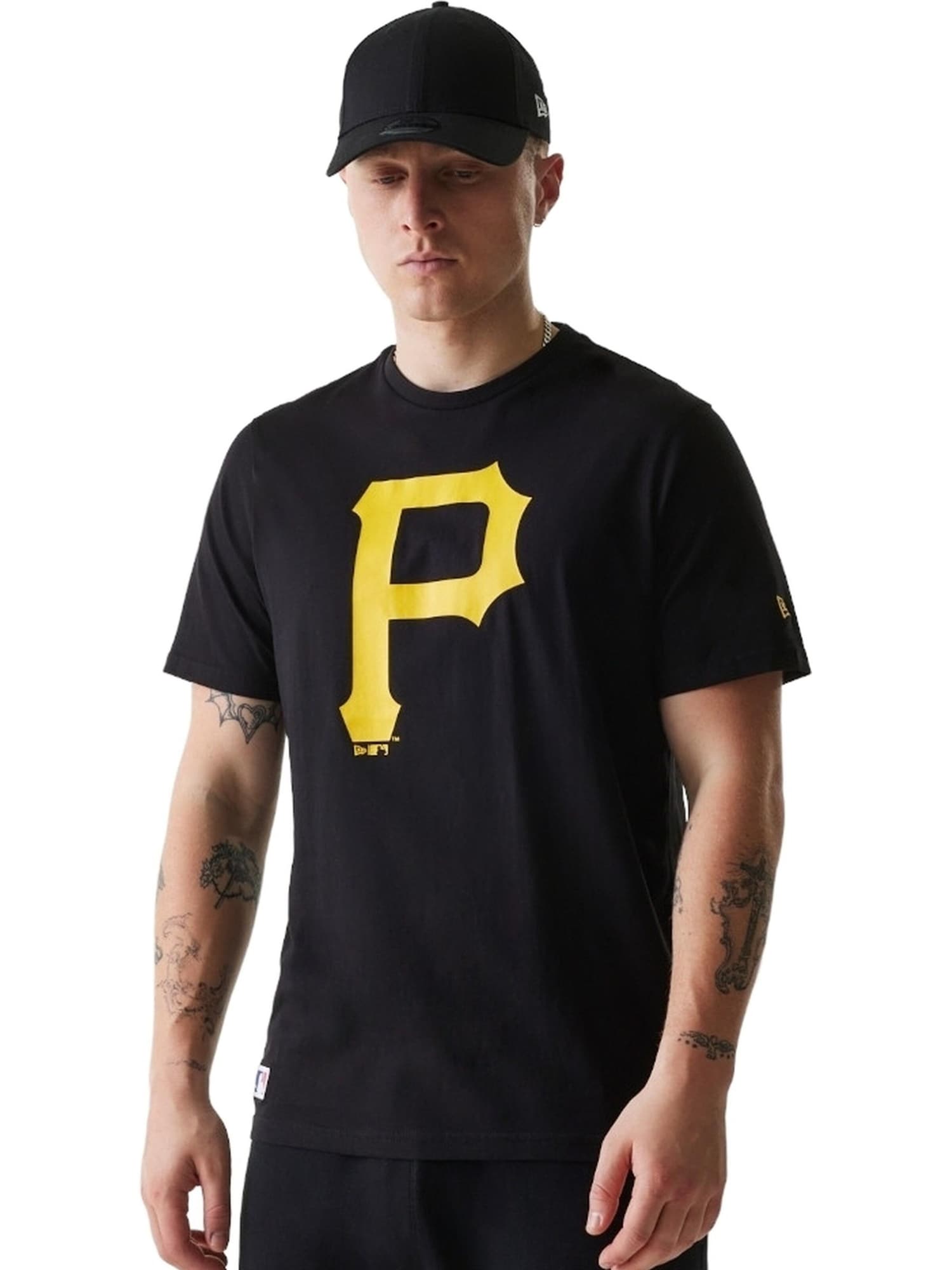 NEW ERA Camiseta 'Camiseta new era negra pittsbourg pirates ns mbl regular tee pitpir' negro – imagen 1