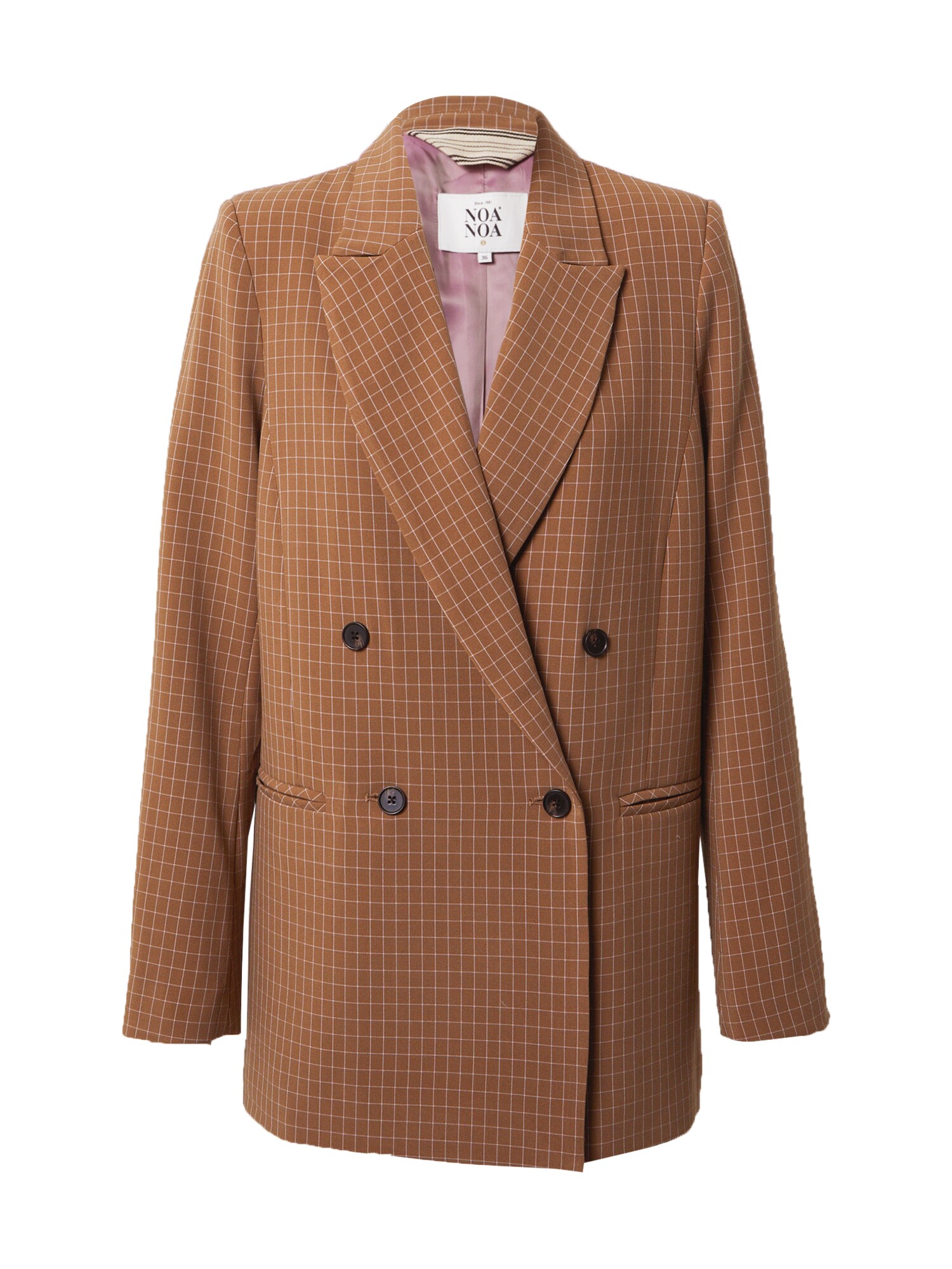 Noa Noa Rudeninis-žieminis paltas 'AUTUMN SUITING'  ruda